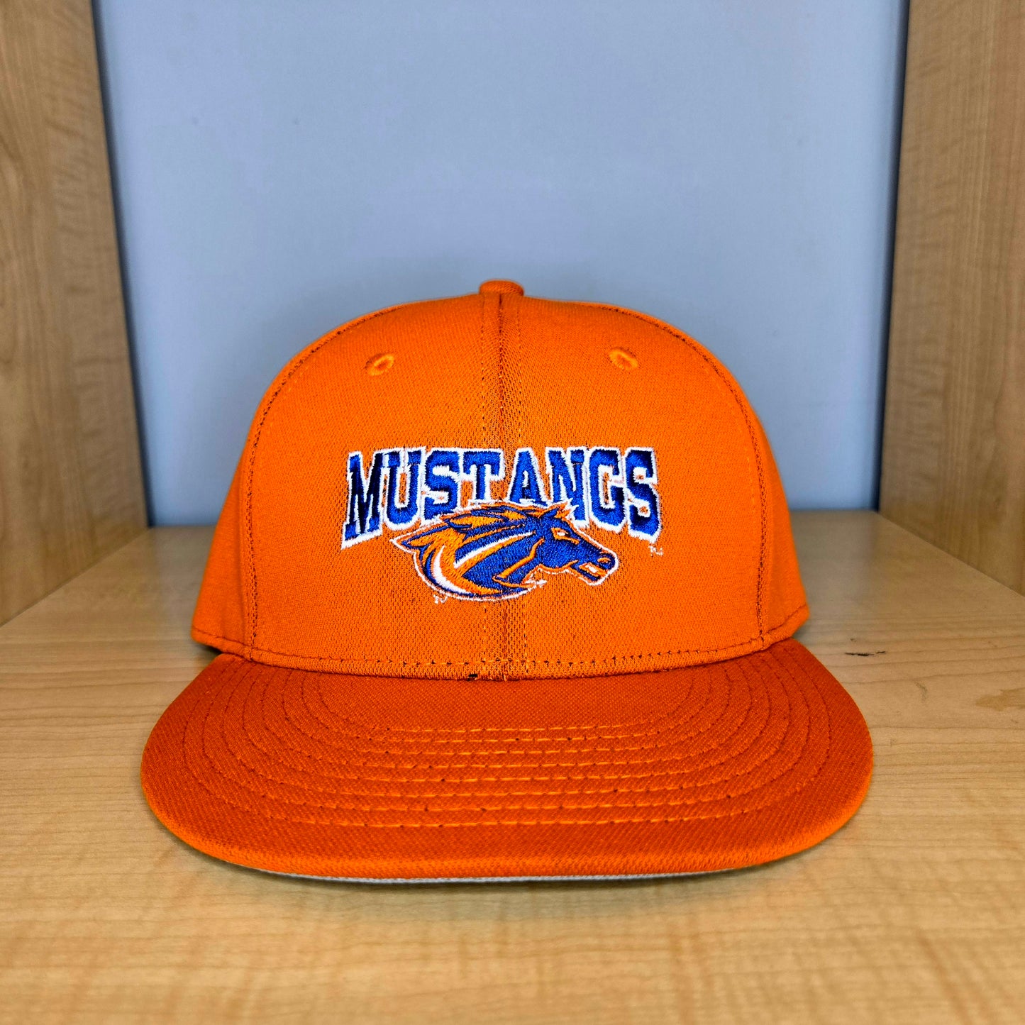 Mustangs Mid-crown Orange Hats