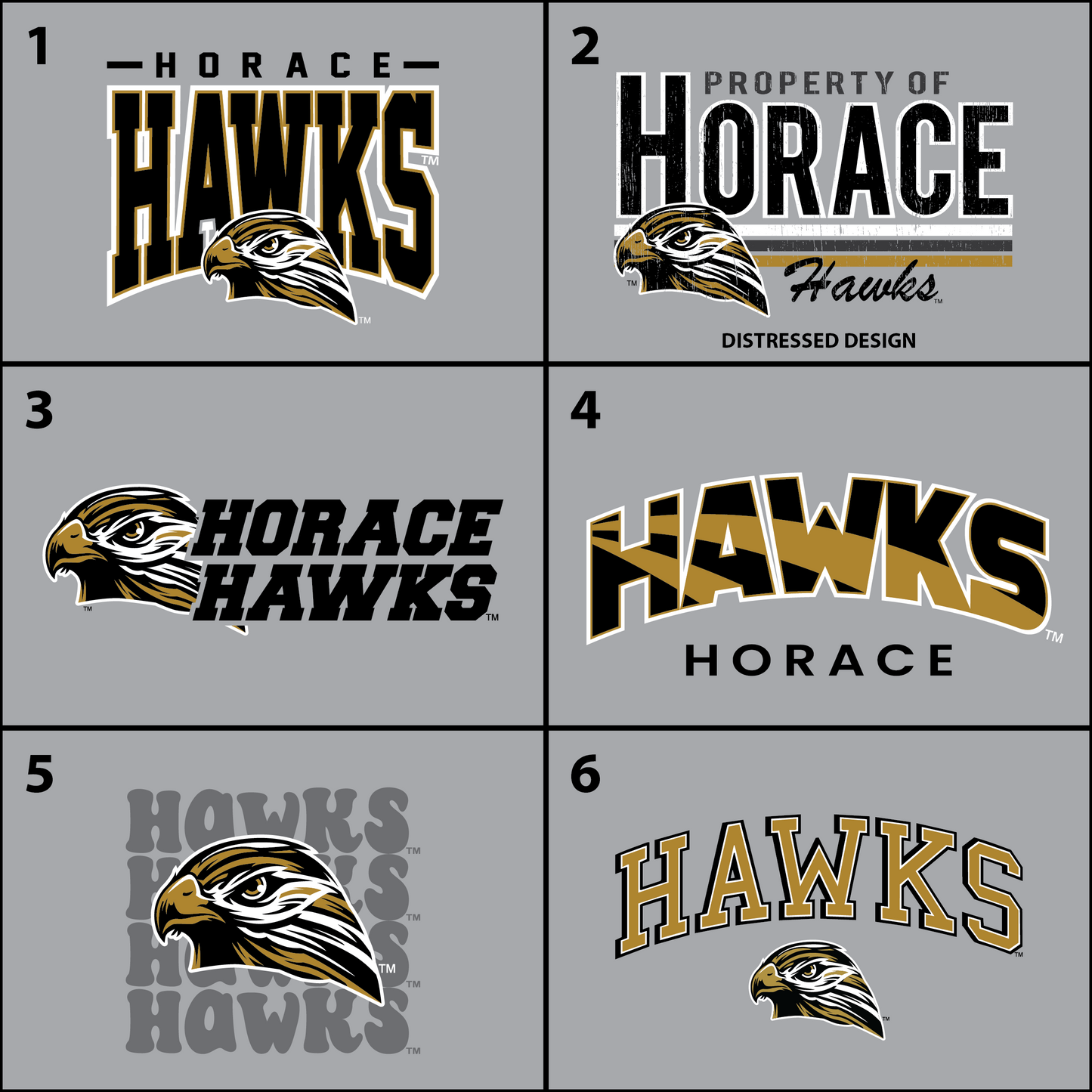 Hawks Port & Co™ Long Sleeve Core Cotton Tee (PC54LS)