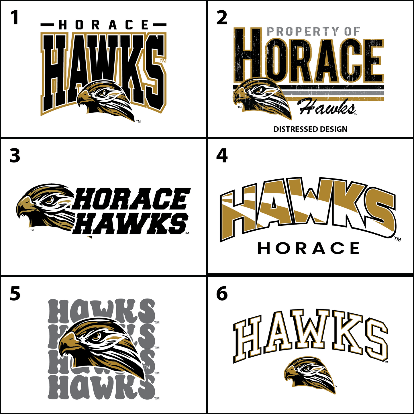 Hawks Port & Co™ Core Cotton Tee (PC54)
