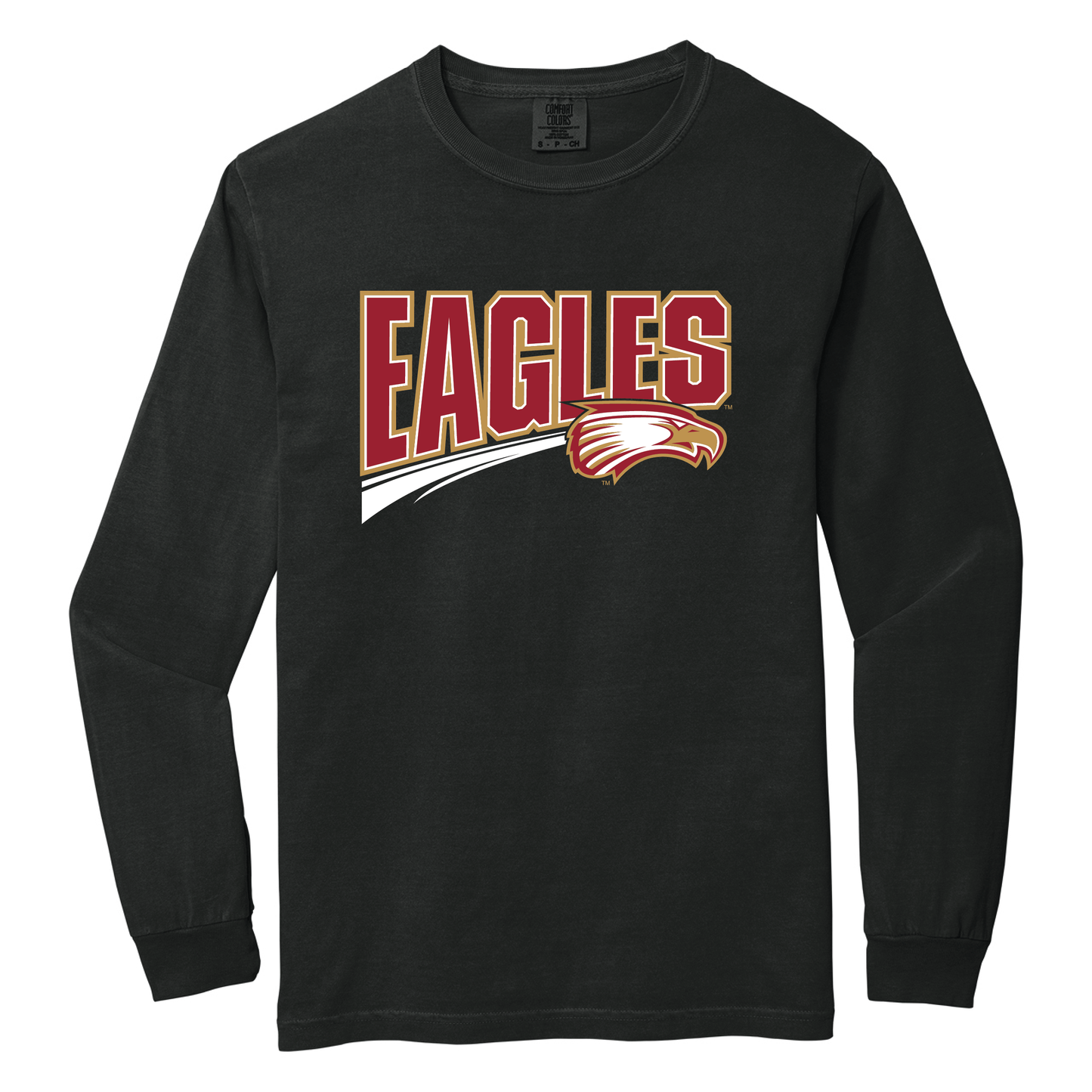 Eagles Comfort Colors® Heavyweight Ring Spun Long Sleeve Tee (6014)