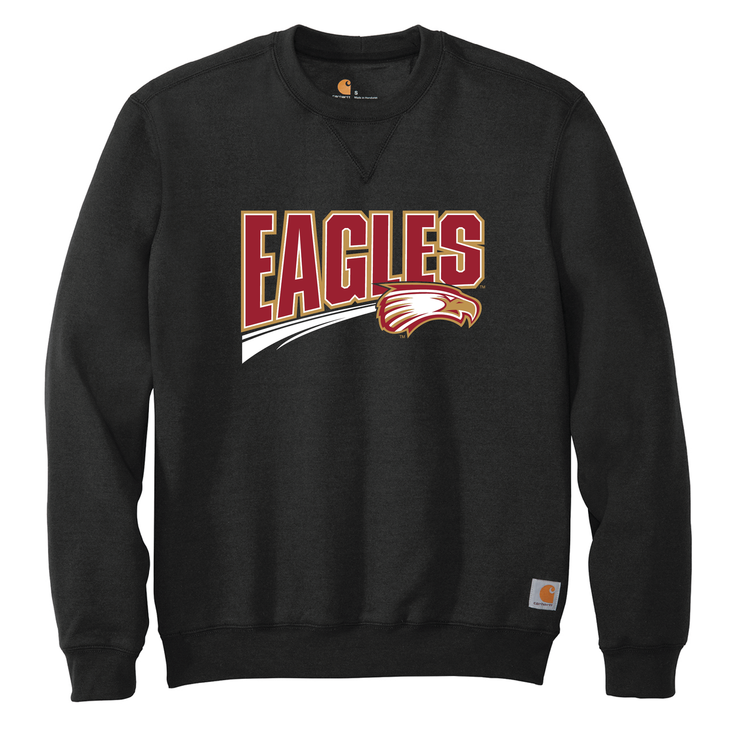 Eagles Black Carhartt® Midweight Crewneck Sweatshirt (CTK124)