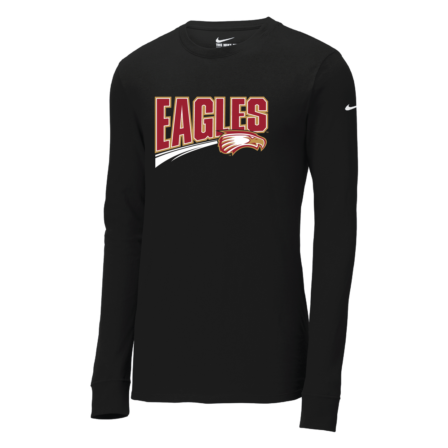 Eagles Nike Dri-FIT Cotton/Poly Long Sleeve Tee (NKBQ5230)