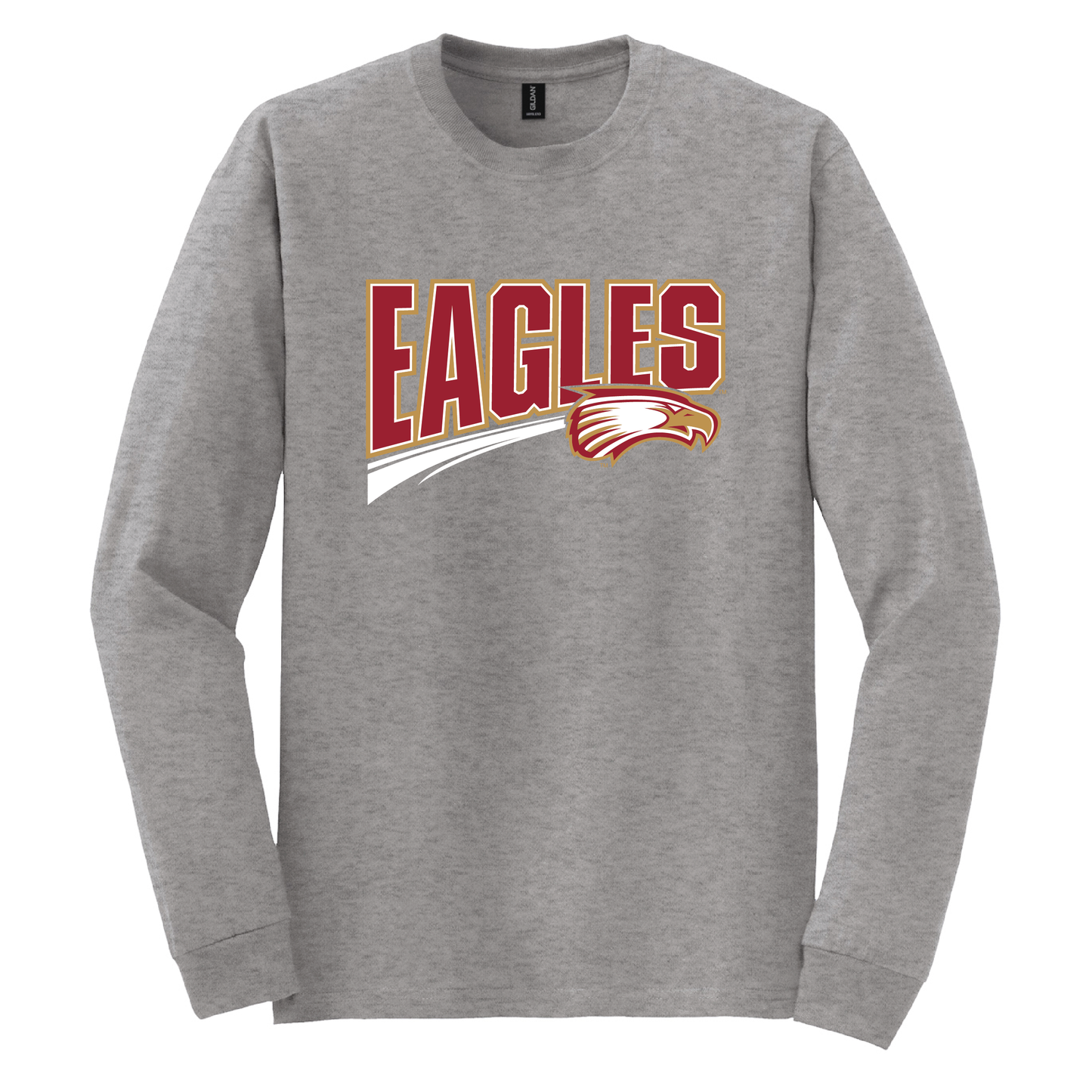 Eagles Gildan® DryBlend® 50 Cotton/50 Poly Long Sleeve T-Shirt (8400)