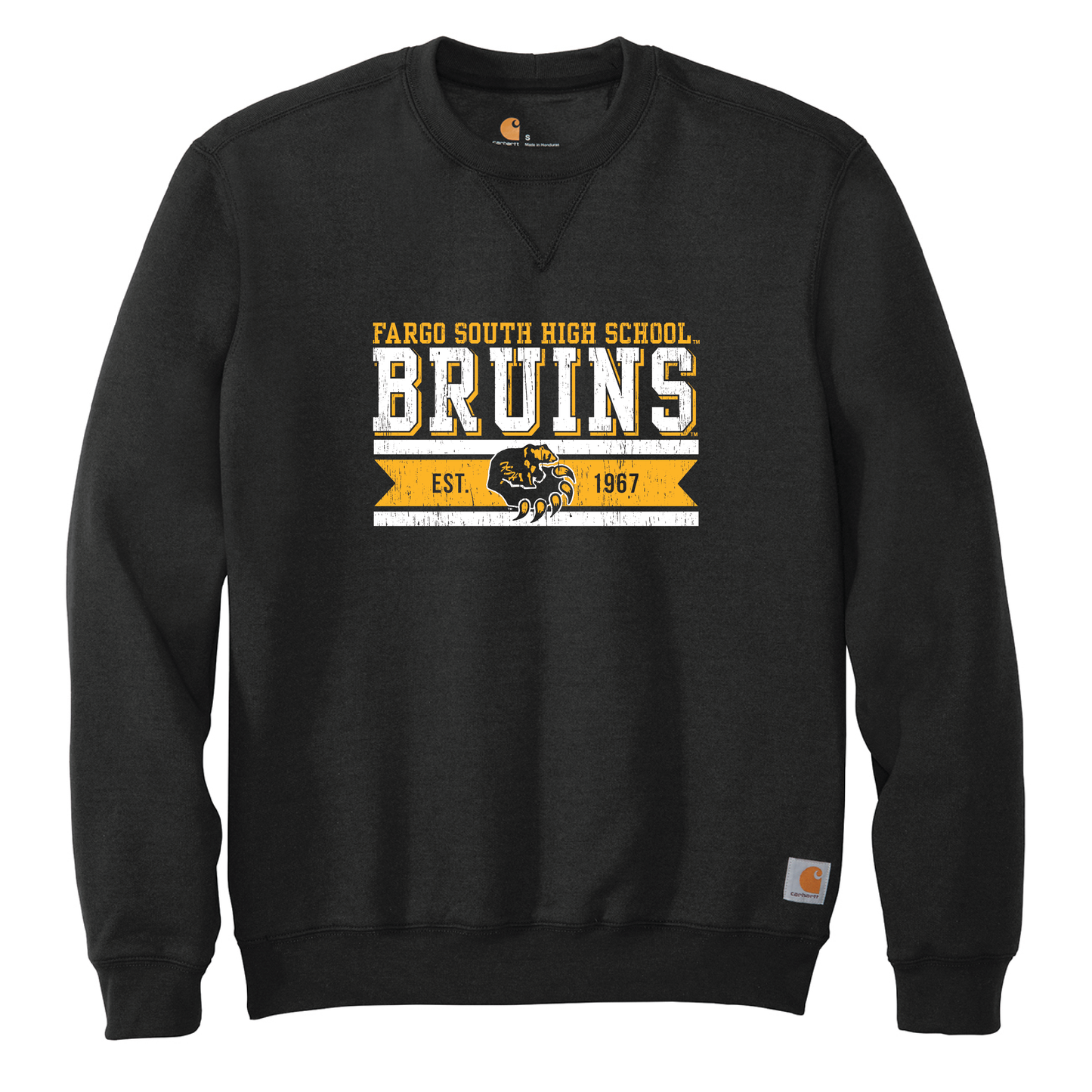 Bruins Carhartt® Midweight Crewneck Sweatshirt (CTK124)