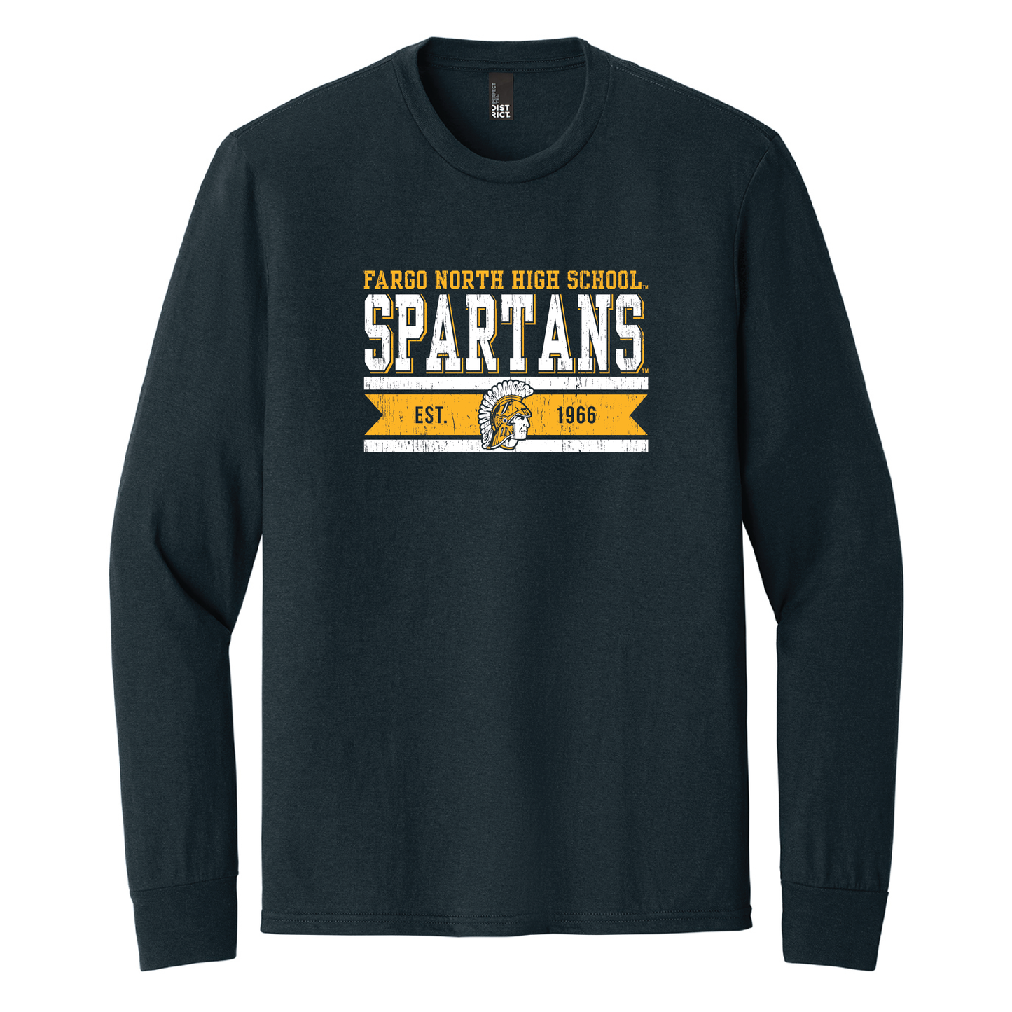 Spartans District® Perfect Tri® Long Sleeve Tee (DM132)