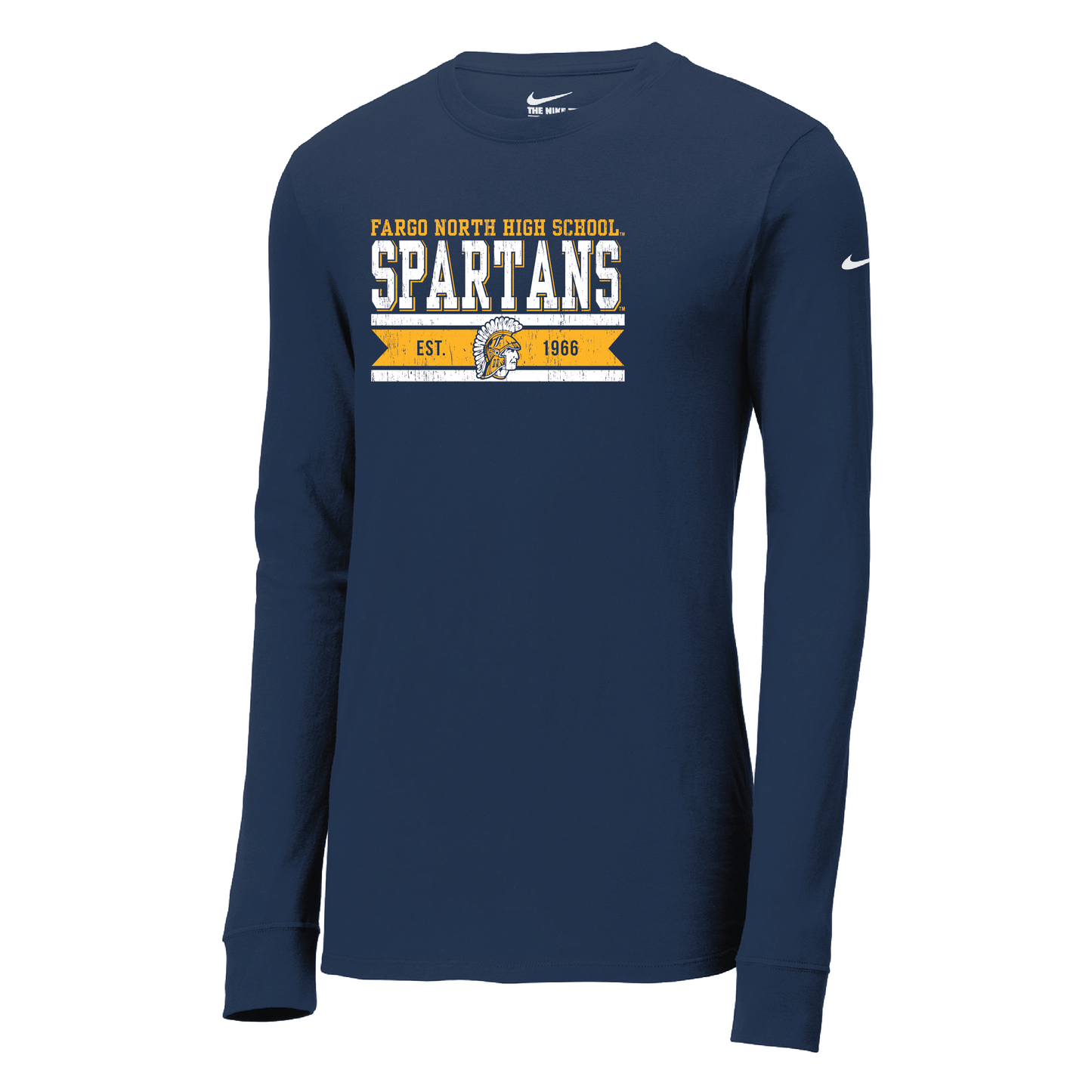 Spartans Nike Dri-FIT Cotton/Poly Long Sleeve Tee (NKBQ5230)