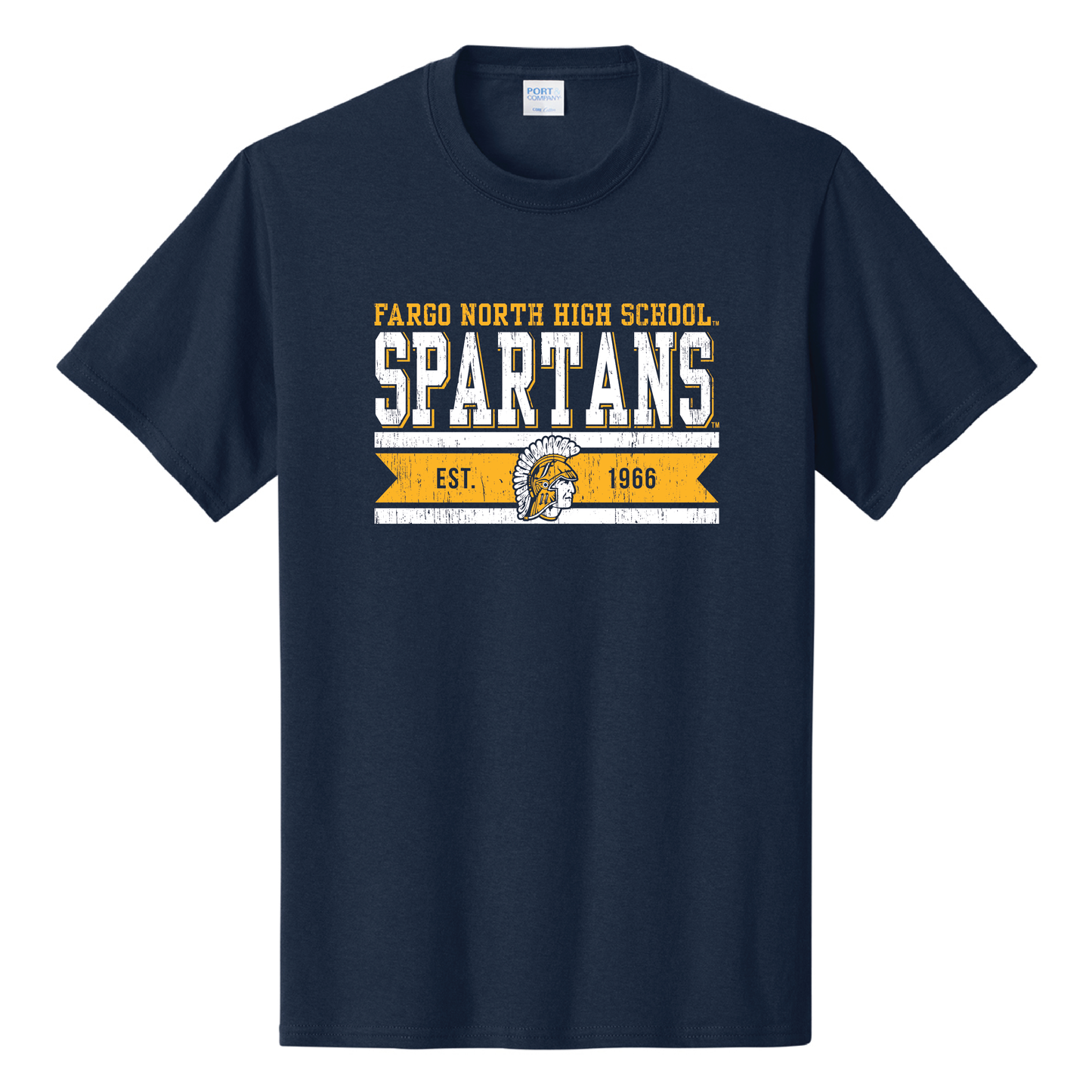 Spartans Port & Co™ Core Cotton Tee (PC54)
