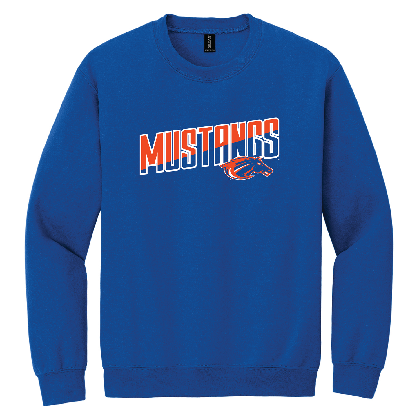 Mustangs Gildan® Heavy Blend™ Crewneck Sweatshirt (18000)
