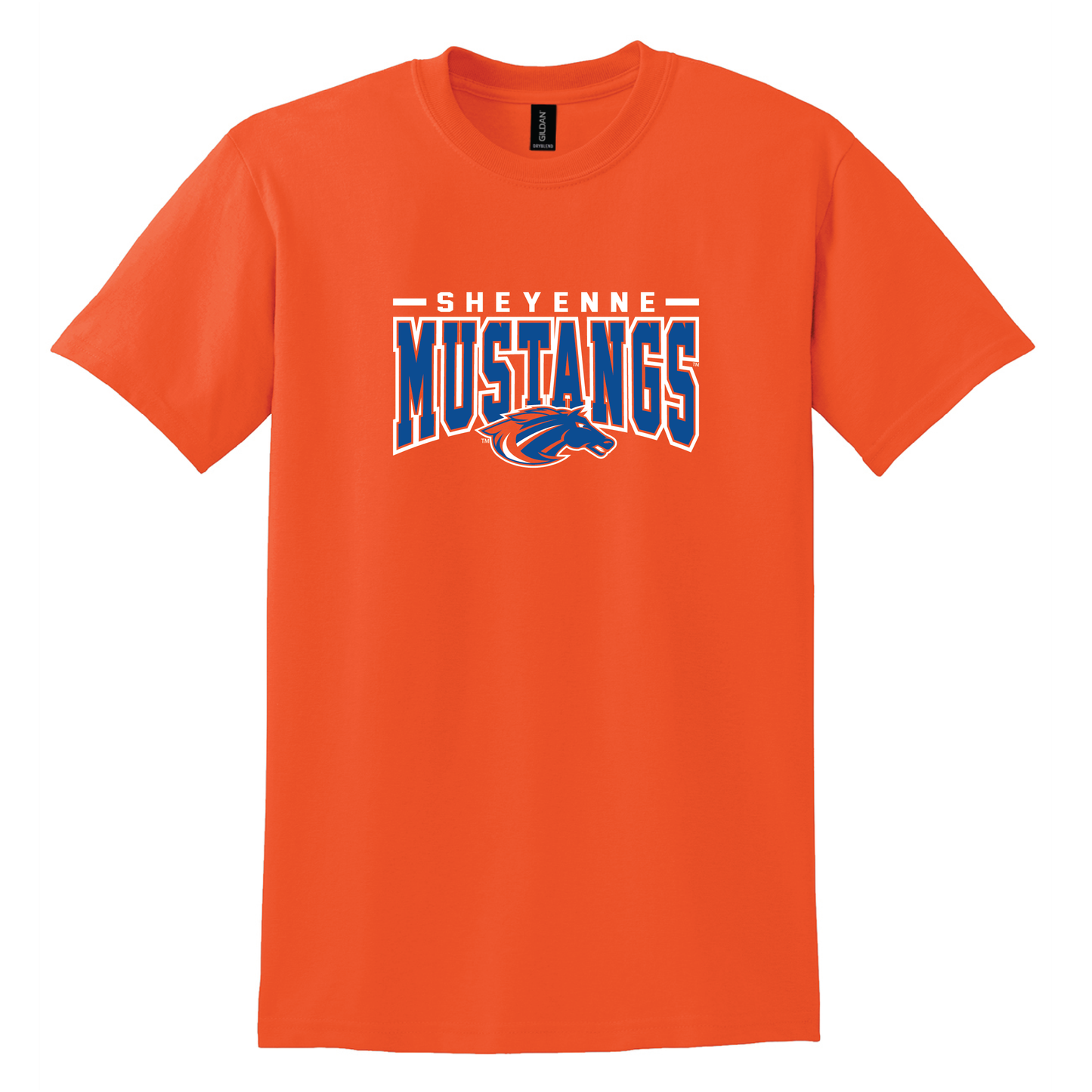 Mustangs Gildan® DryBlend® 50 Cotton/50 Poly T-Shirt (8000)