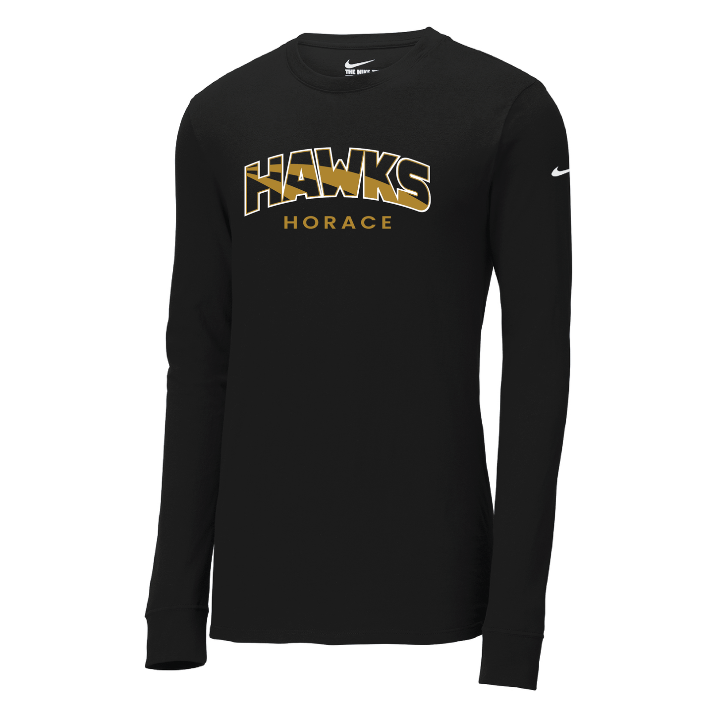 Hawks Nike Dri-FIT Cotton/Poly Long Sleeve Tee (NKBQ5230)