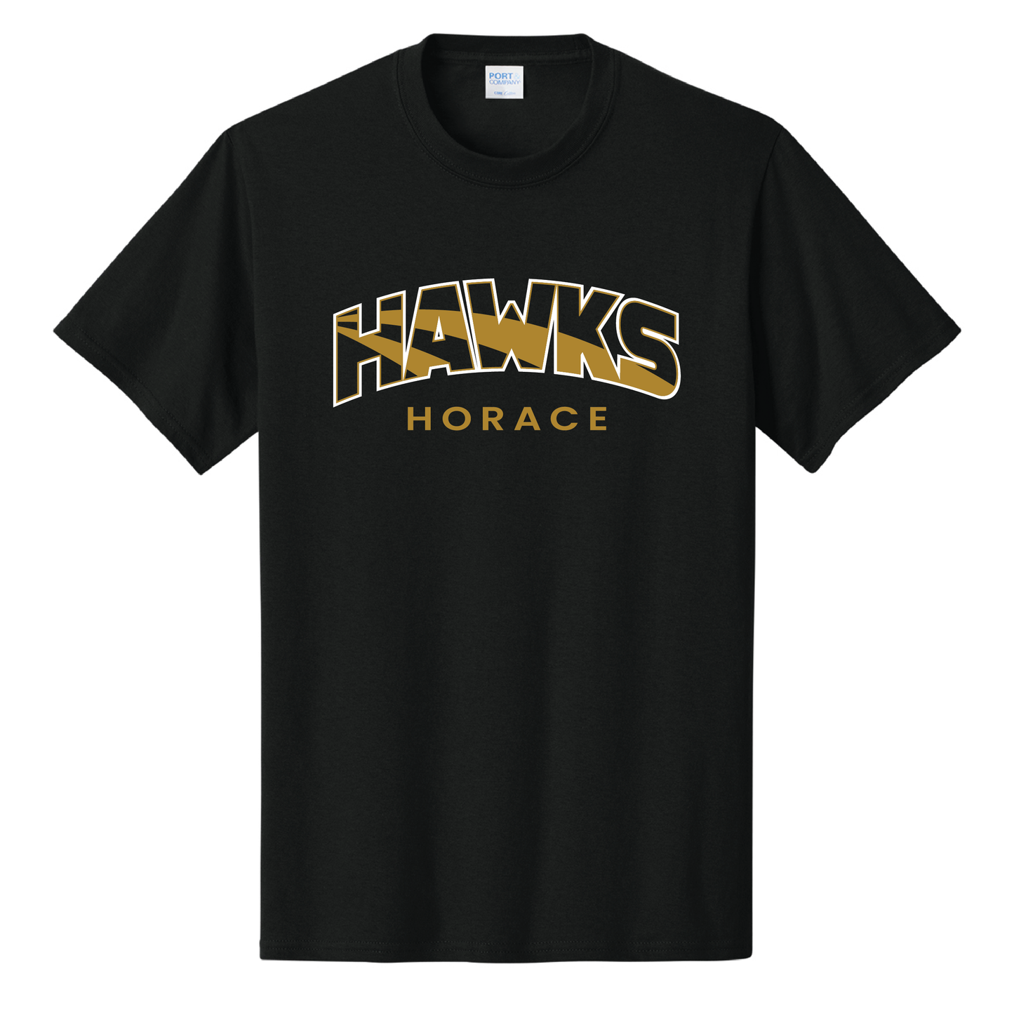 Hawks Port & Co™ Core Cotton Tee (PC54)