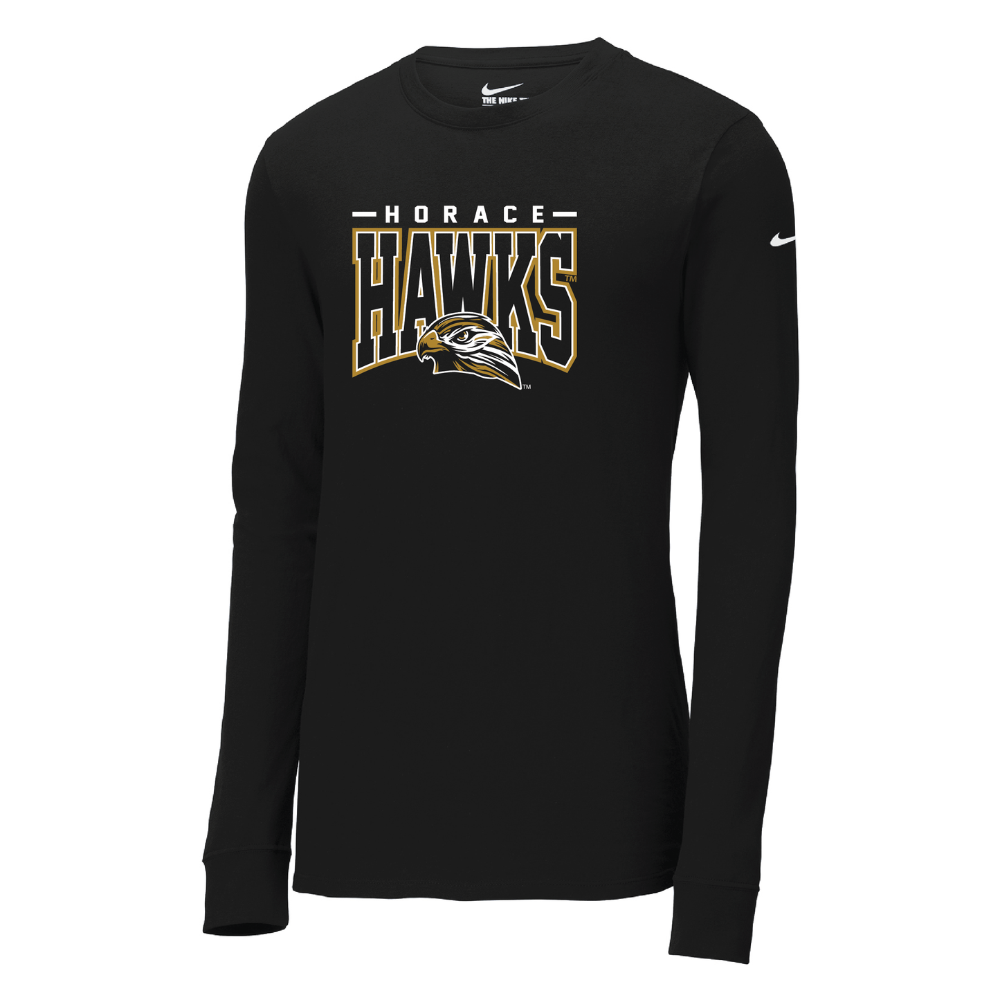 Hawks Nike Dri-FIT Cotton/Poly Long Sleeve Tee (NKBQ5230)