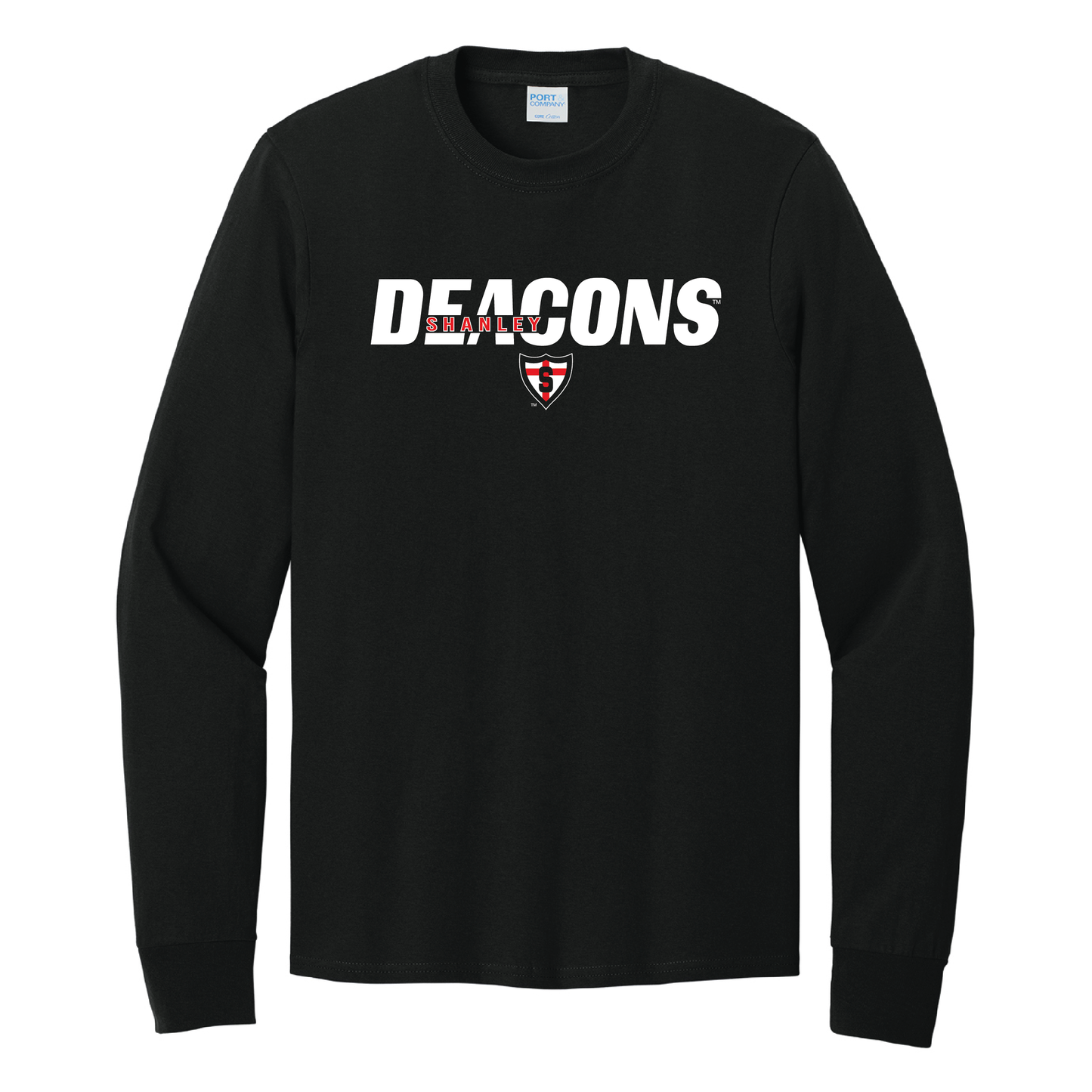 Shanley Port & Co™ Long Sleeve Core Cotton Tee (PC54LS)