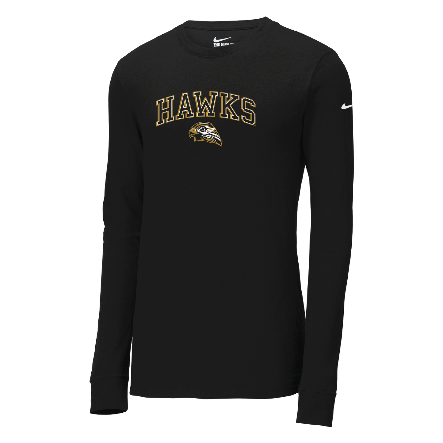 Hawks Nike Dri-FIT Cotton/Poly Long Sleeve Tee (NKBQ5230)