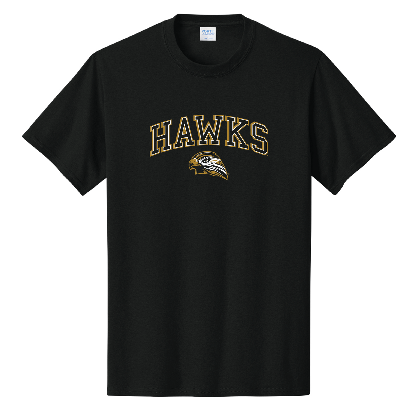 Hawks Port & Co™ Core Cotton Tee (PC54)