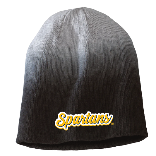 Spartans Phin Black Dip Dye District Slouch Beanie