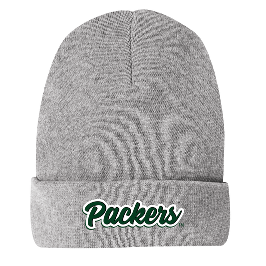 Packers Phin Light Heather Grey District Beanie