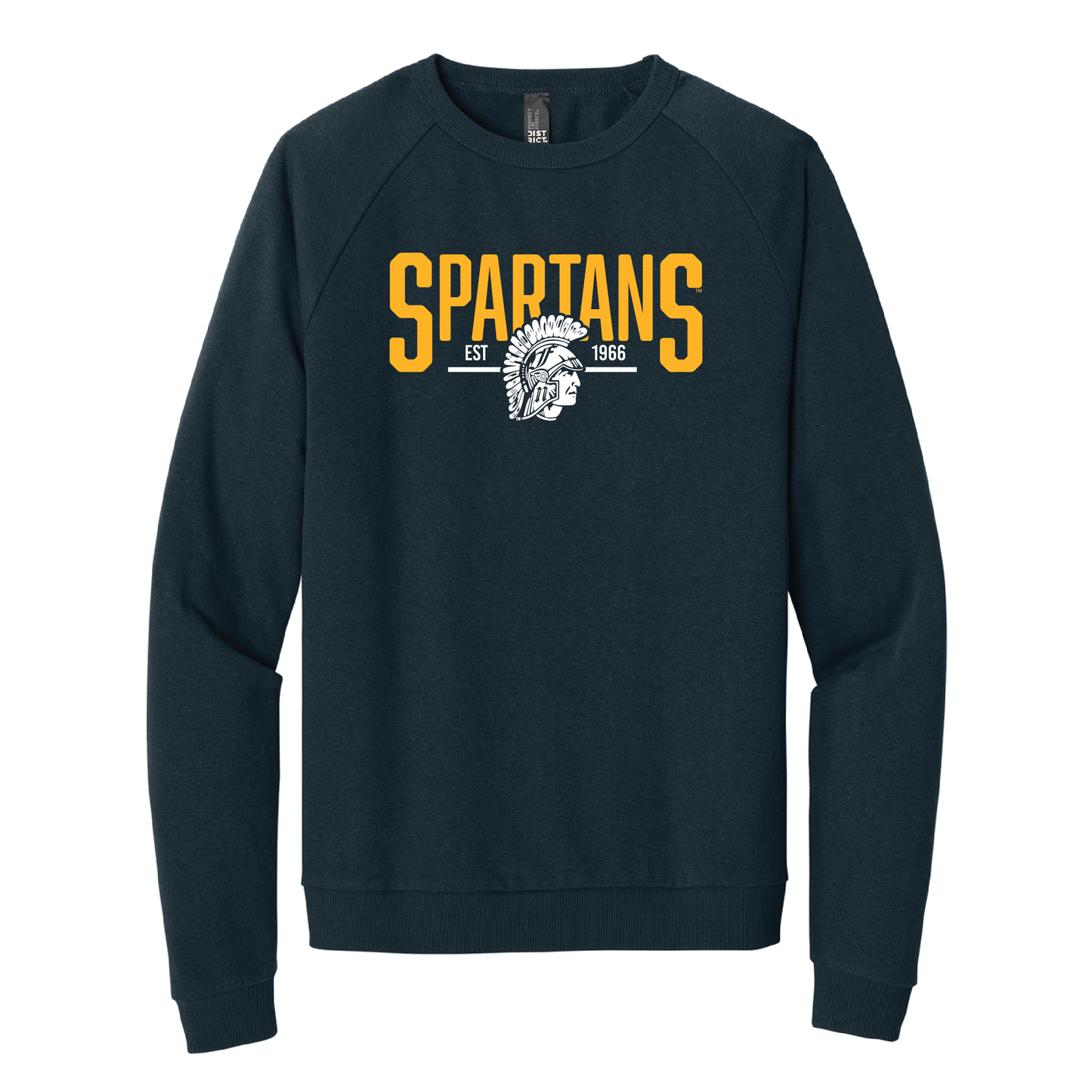 Spartans District® Perfect Tri® Fleece Crewneck Sweatshirt (DT1304)