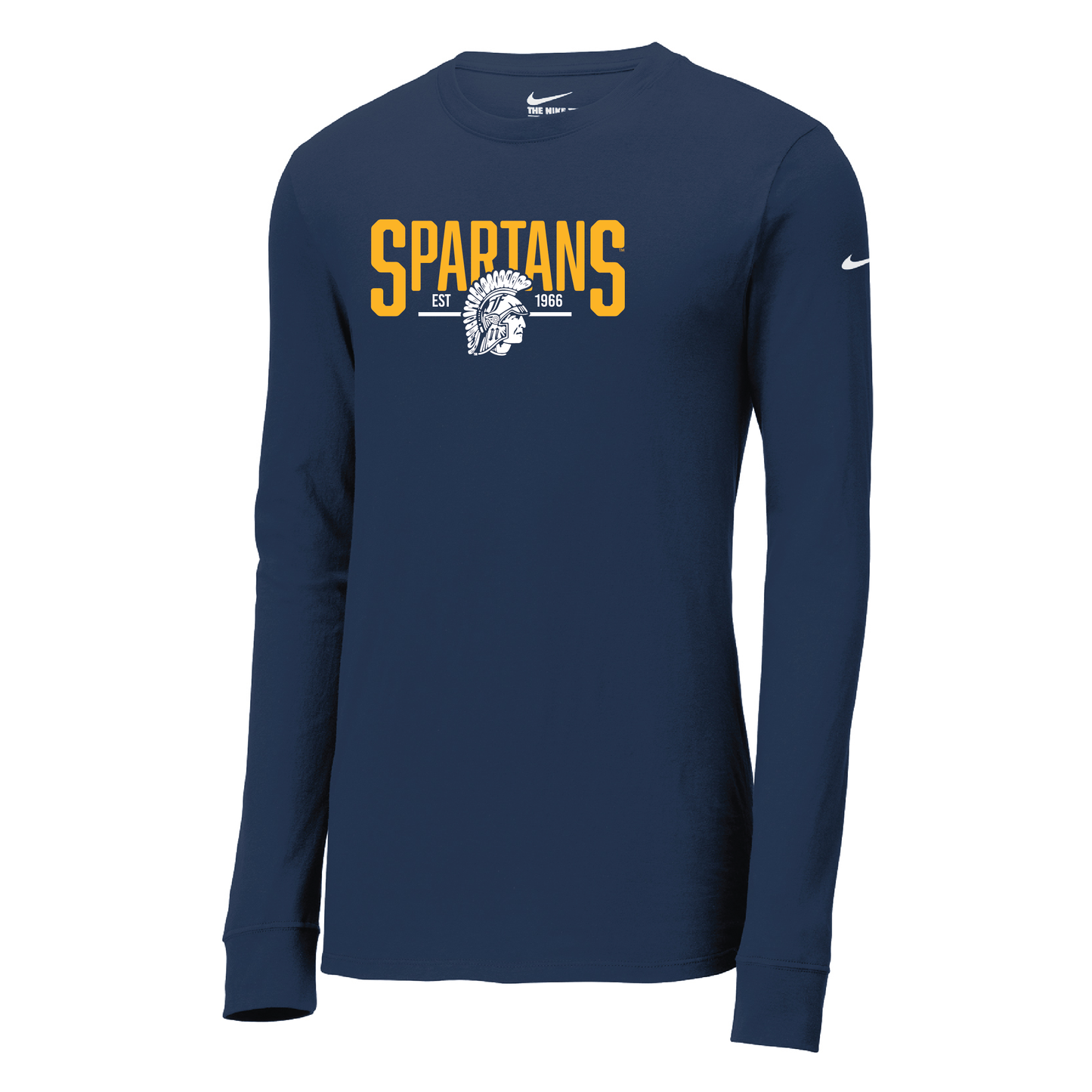 Spartans Nike Dri-FIT Cotton/Poly Long Sleeve Tee (NKBQ5230)