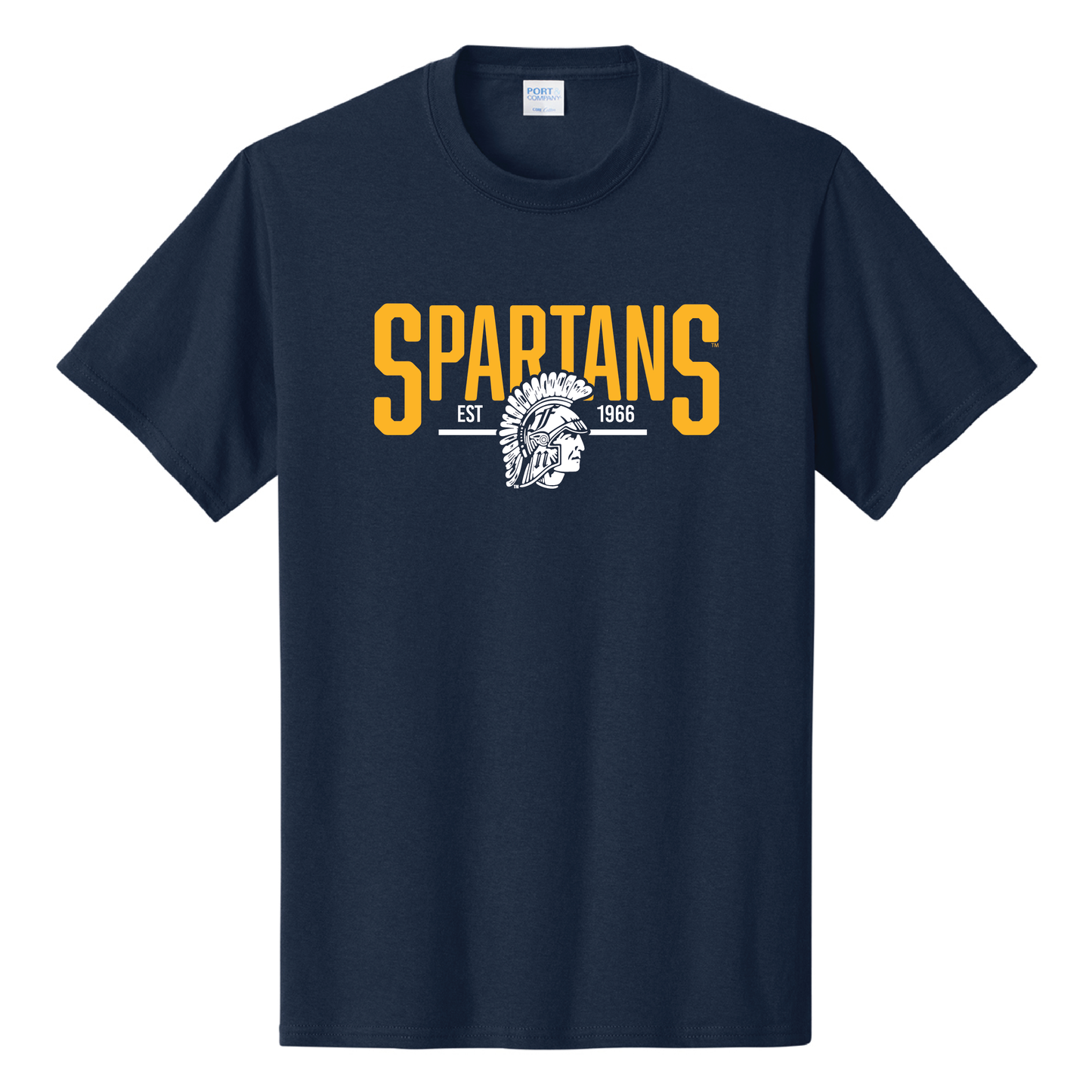 Spartans Port & Co™ Core Cotton Tee (PC54)