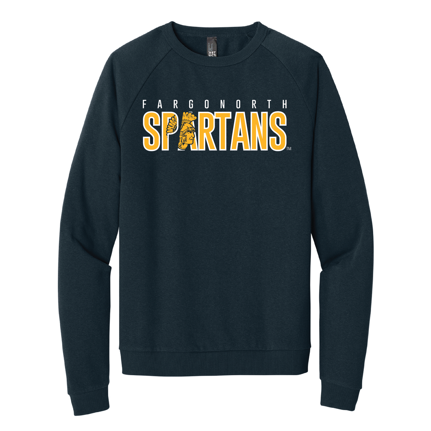 Spartans District® Perfect Tri® Fleece Crewneck Sweatshirt (DT1304)