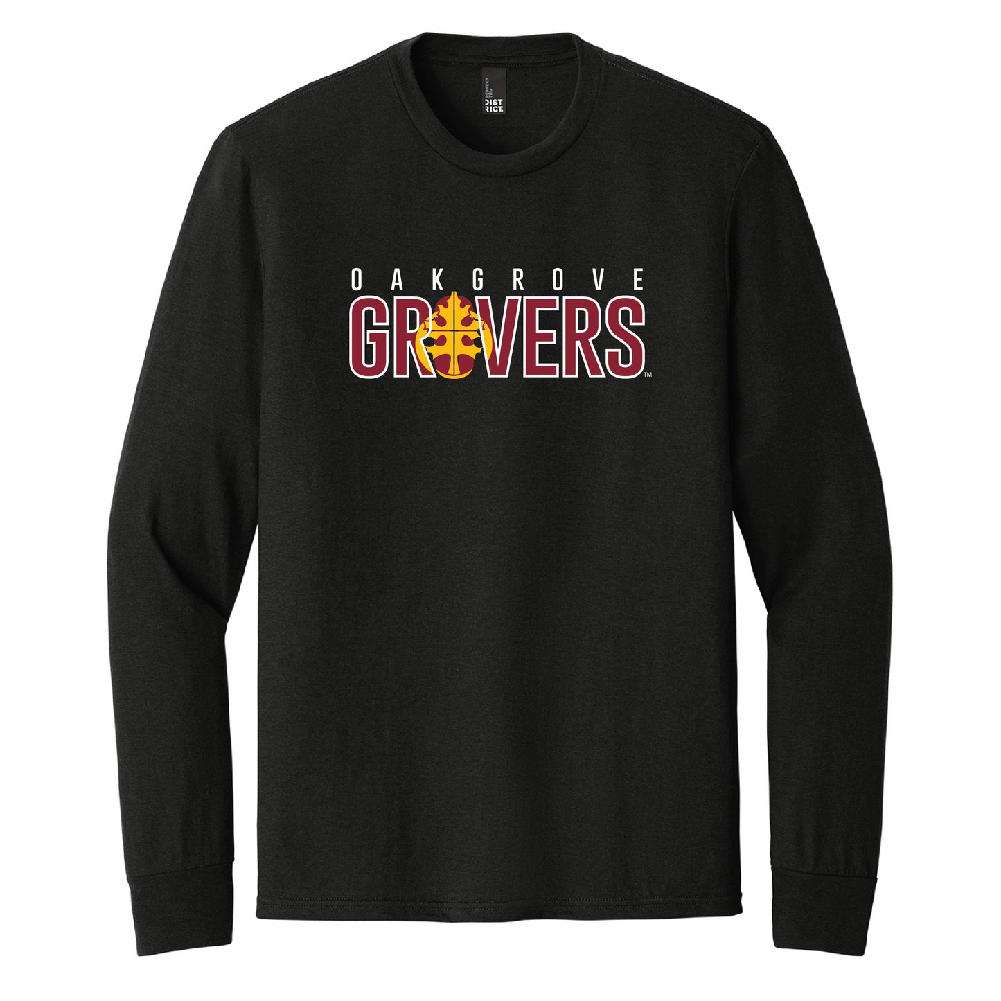 Oak Grove District® Perfect Tri® Long Sleeve Tee (DM132)
