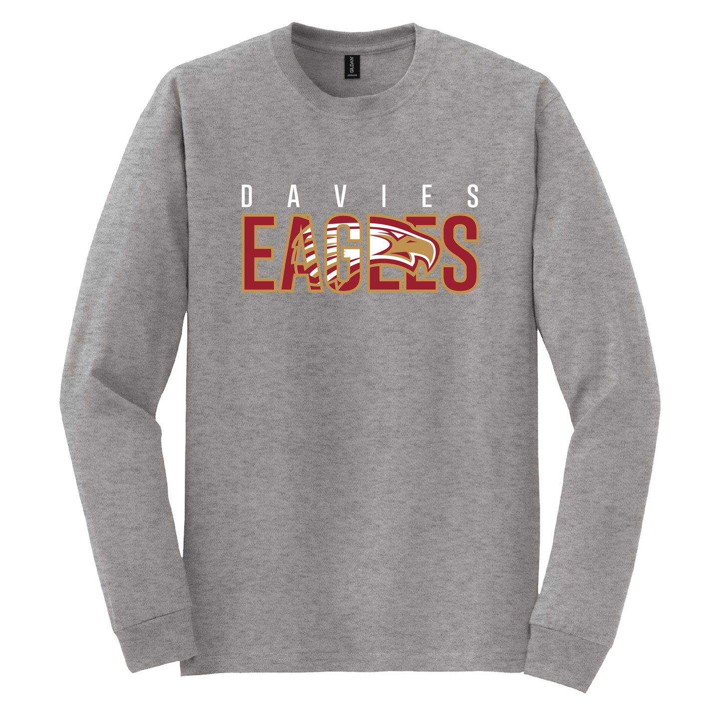 Eagles Gildan® DryBlend® 50 Cotton/50 Poly Long Sleeve T-Shirt (8400)