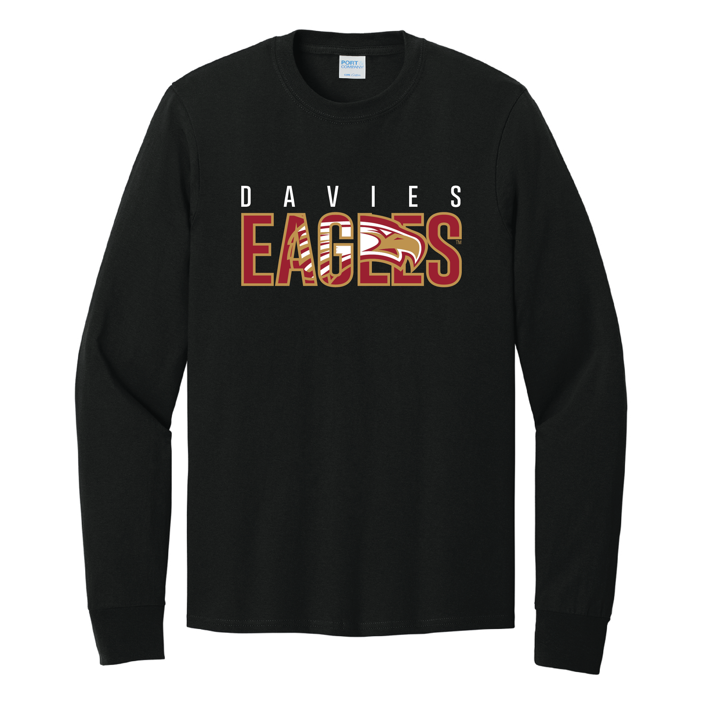 Eagles Port & Co™ Long Sleeve Core Cotton Tee (PC54LS)