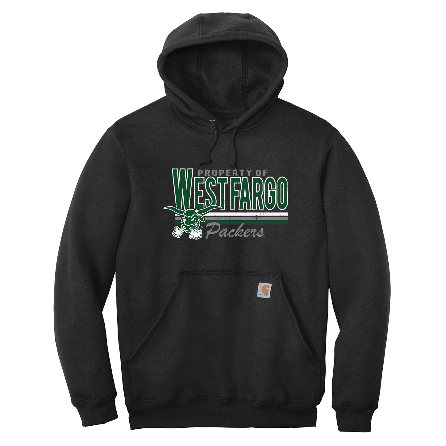 Packers Carhartt® Midweight Hooded Sweatshirt (CTK121)