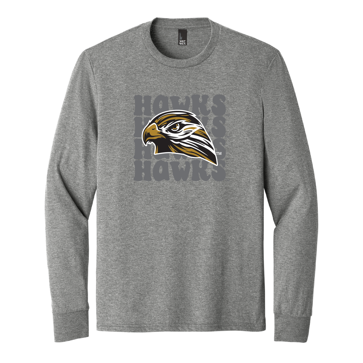 Hawks District® Perfect Tri® Long Sleeve Tee (DM132)