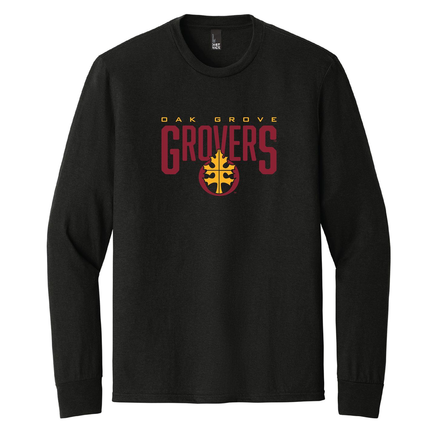 Oak Grove District® Perfect Tri® Long Sleeve Tee (DM132)