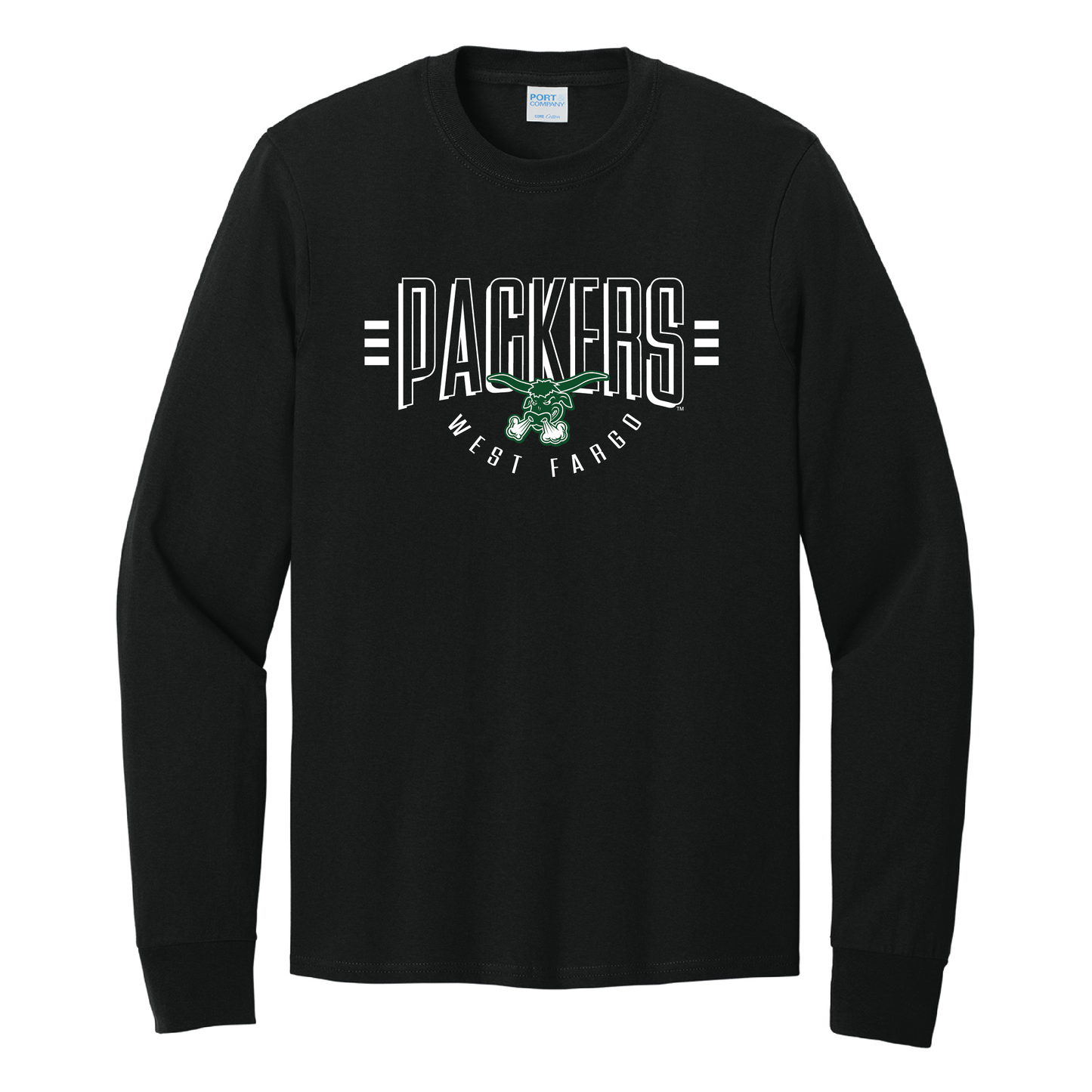 Packers Port & Co™ Long Sleeve Core Cotton Tee (PC54LS)