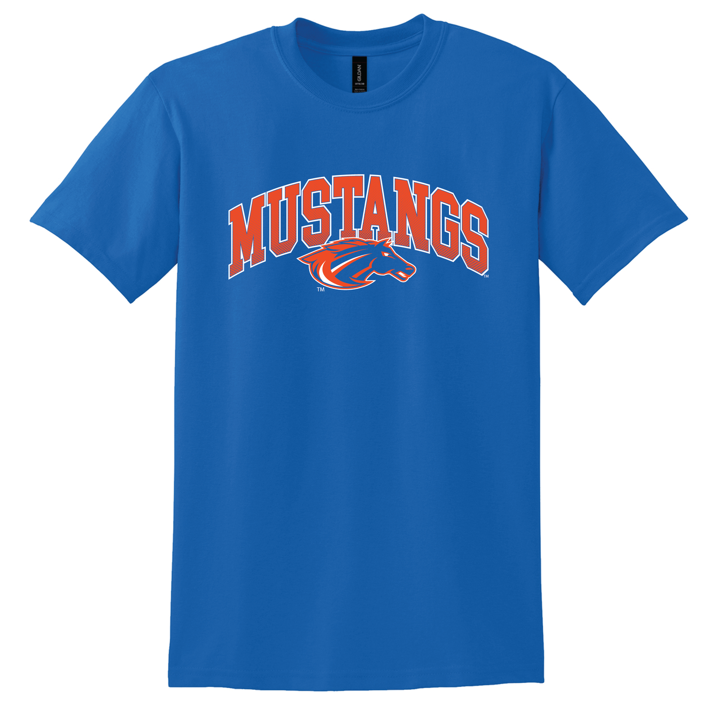 Mustangs Gildan Dryblend S/S Tee 0925