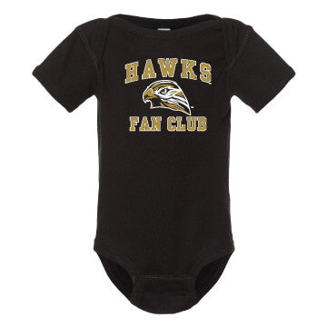 Hawks Fan Club Black RS Onesie 0224