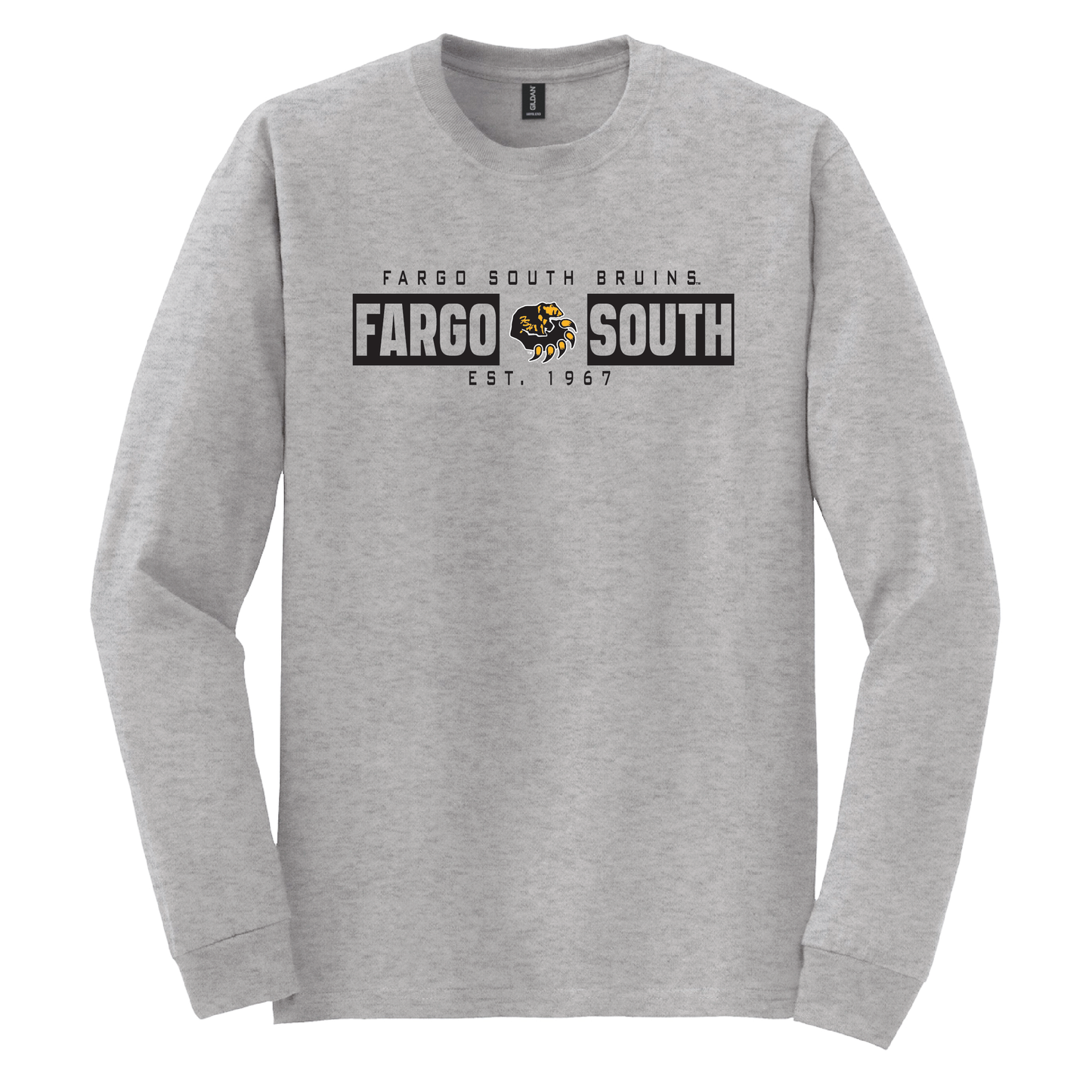 Bruins Gildan® DryBlend® 50 Cotton/50 Poly Long Sleeve T-Shirt (8400)