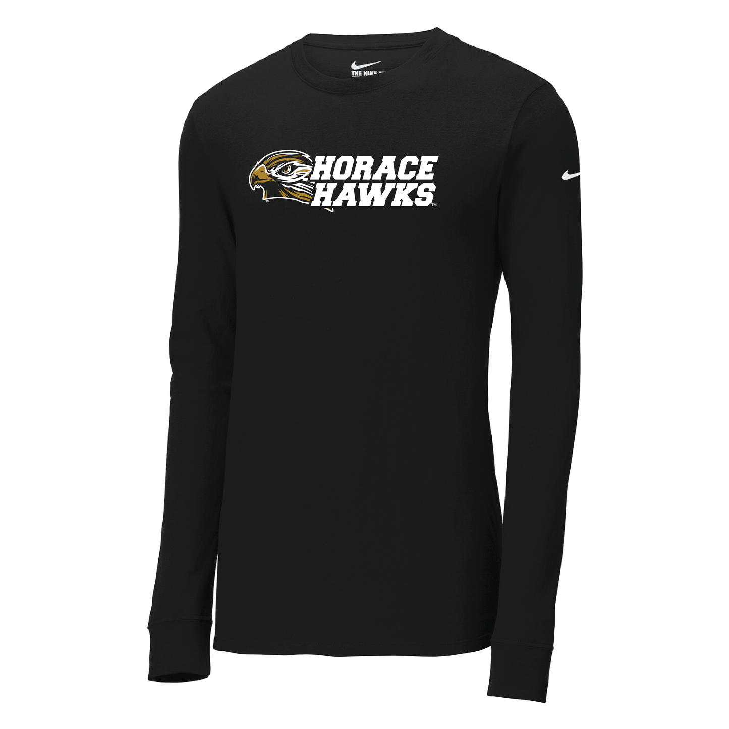 Hawks Nike Dri-FIT Cotton/Poly Long Sleeve Tee (NKBQ5230)