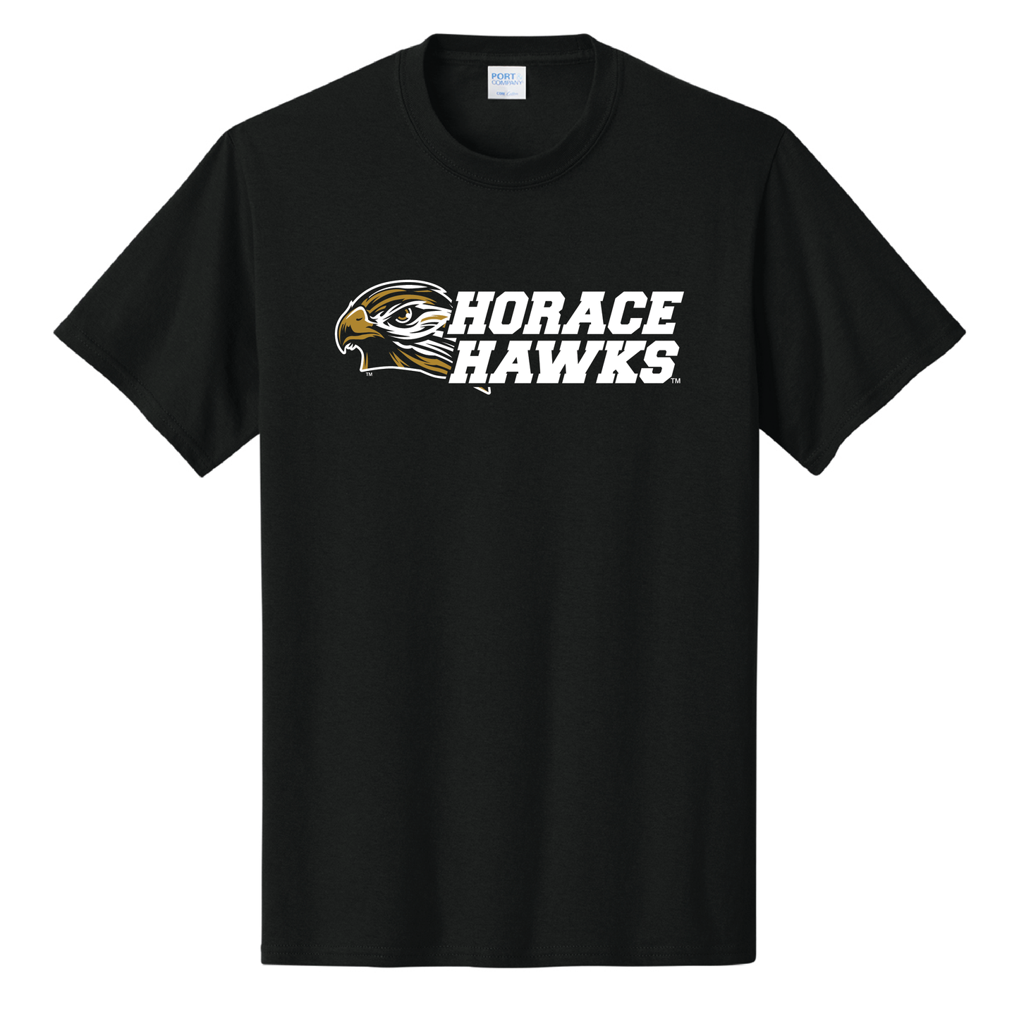 Hawks Port & Co™ Core Cotton Tee (PC54)