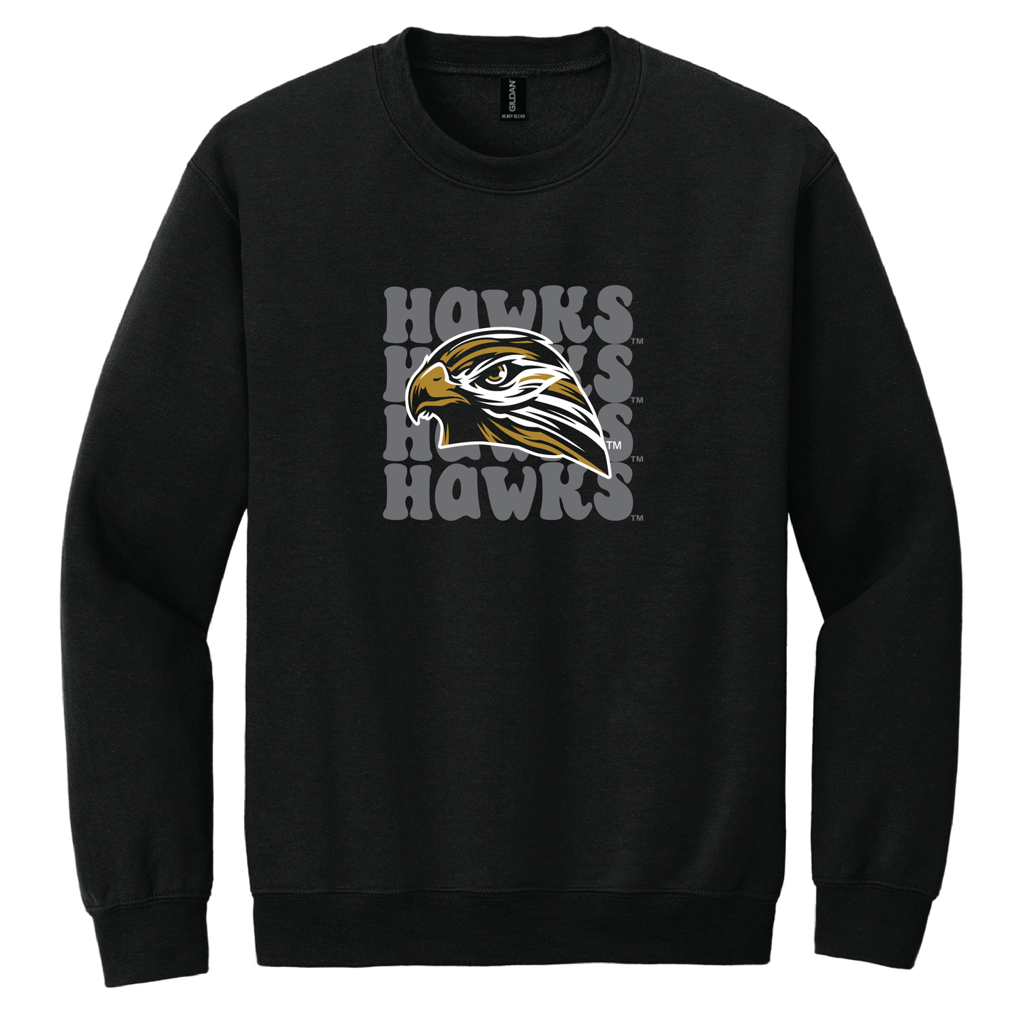 Hawks Gildan® Heavy Blend™ Crewneck Sweatshirt (18000)