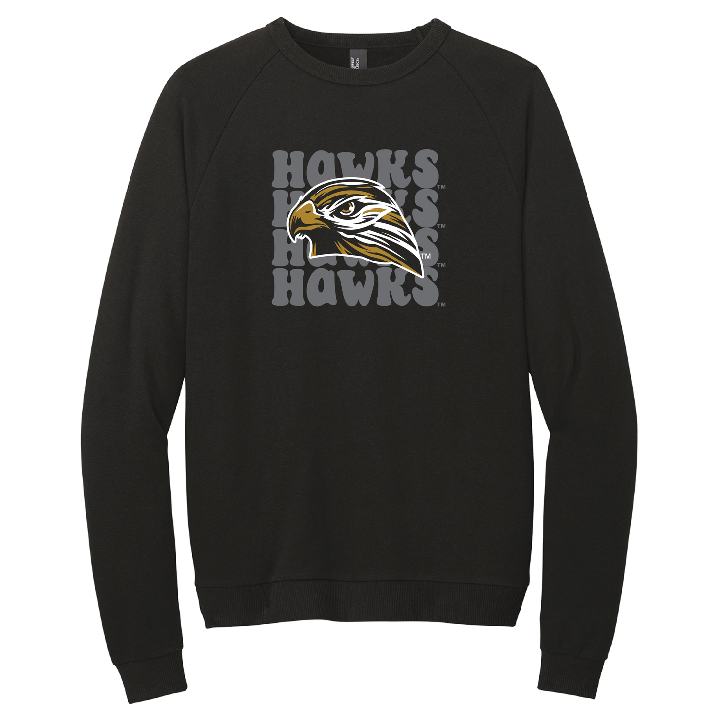 Hawks District® Perfect Tri® Fleece Crewneck Sweatshirt (DT1304)