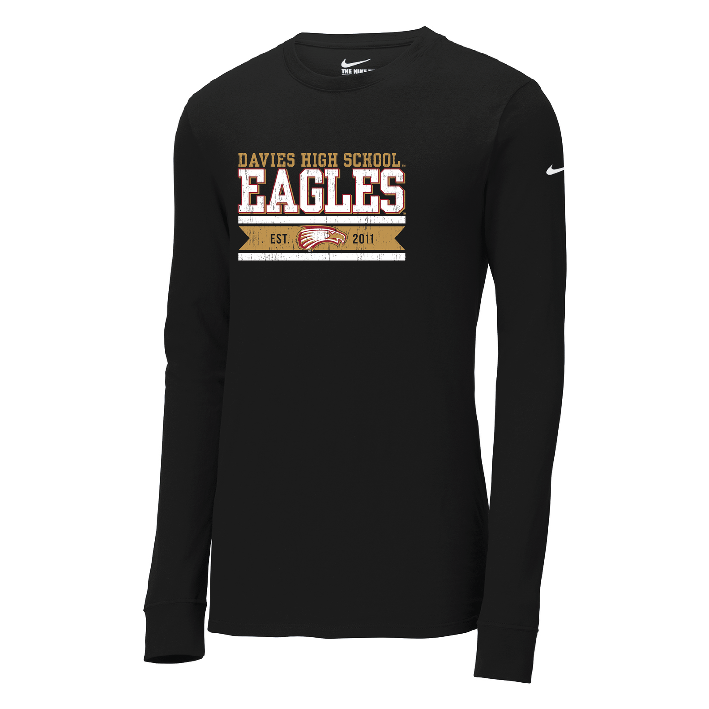Eagles Nike Dri-FIT Cotton/Poly Long Sleeve Tee (NKBQ5230)