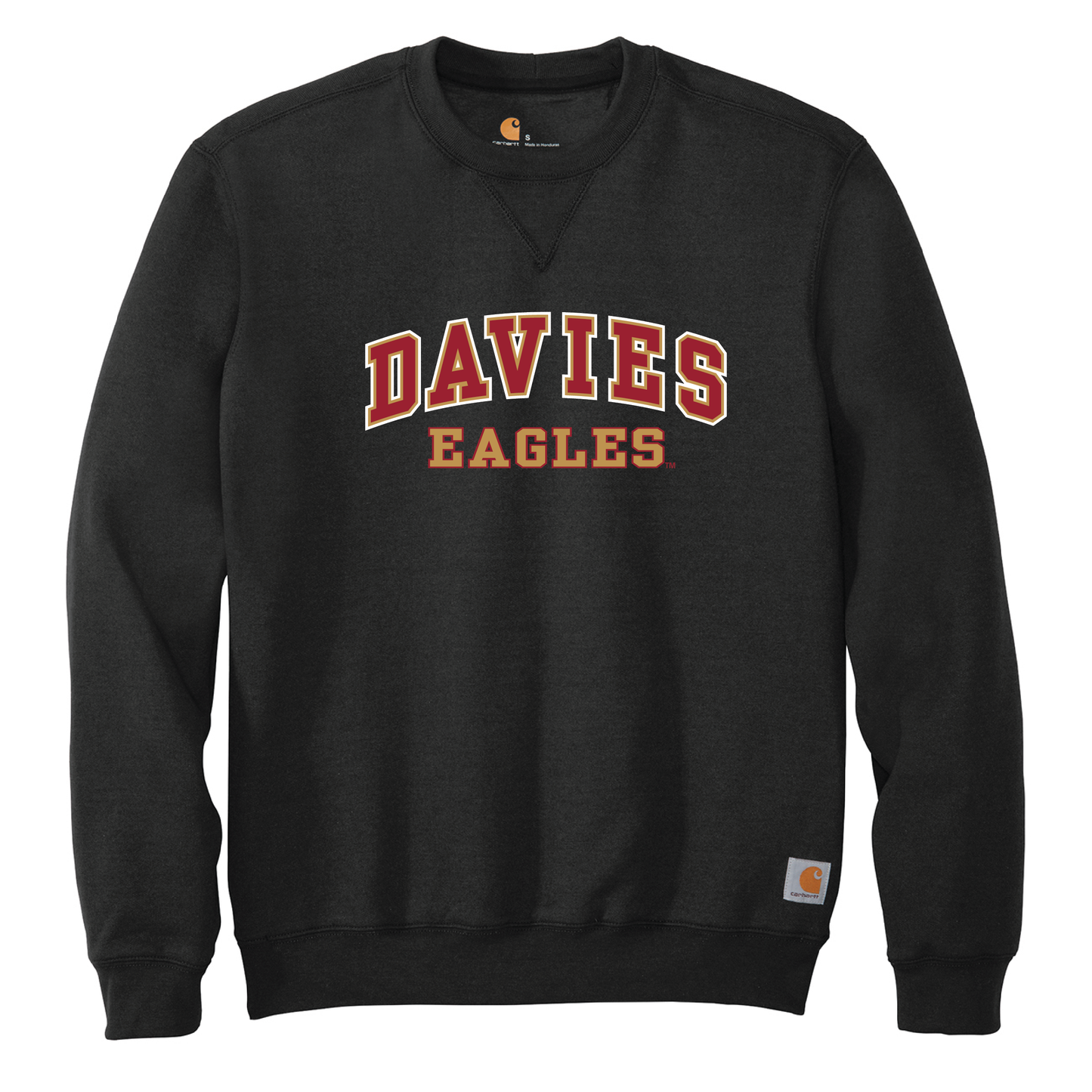 Eagles Black Carhartt® Midweight Crewneck Sweatshirt (CTK124)