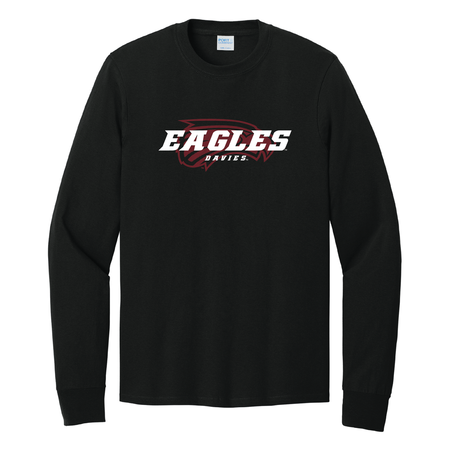Eagles Port & Co™ Long Sleeve Core Cotton Tee (PC54LS)