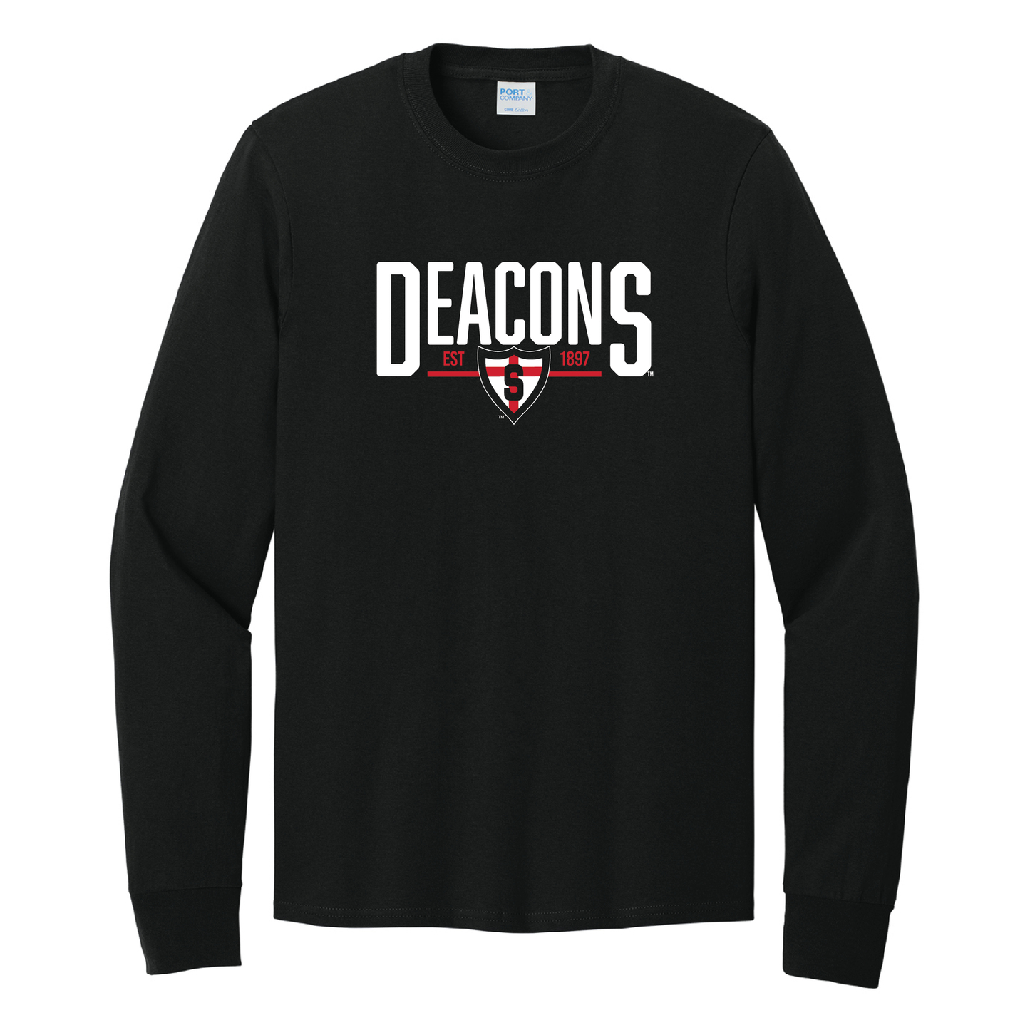 Shanley Port & Co™ Long Sleeve Core Cotton Tee (PC54LS)