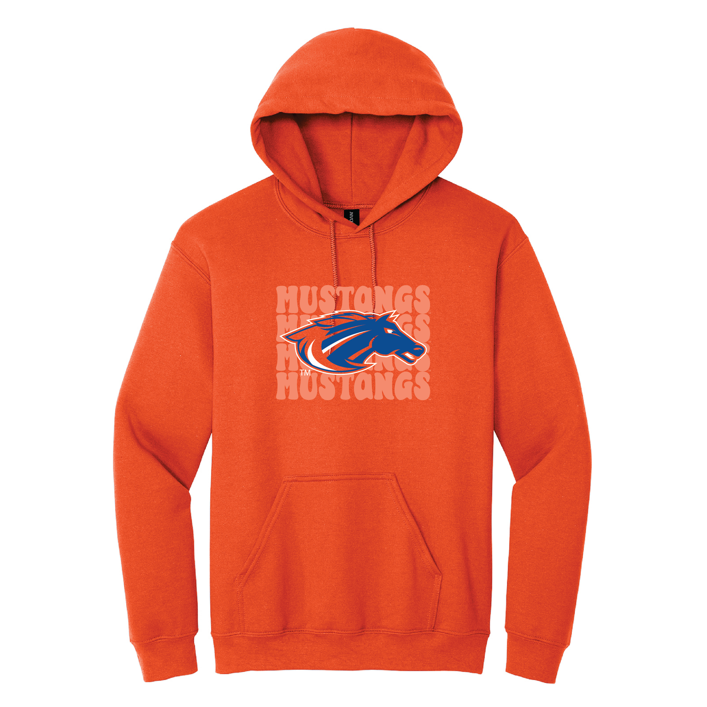 Mustangs Gildan® Heavy Blend™ Hooded Sweatshirt (18500)