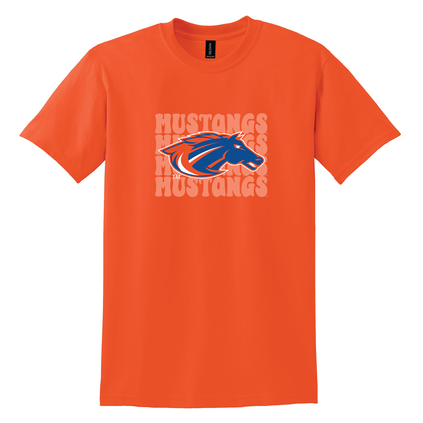 Mustangs Gildan® DryBlend® 50 Cotton/50 Poly T-Shirt (8000)