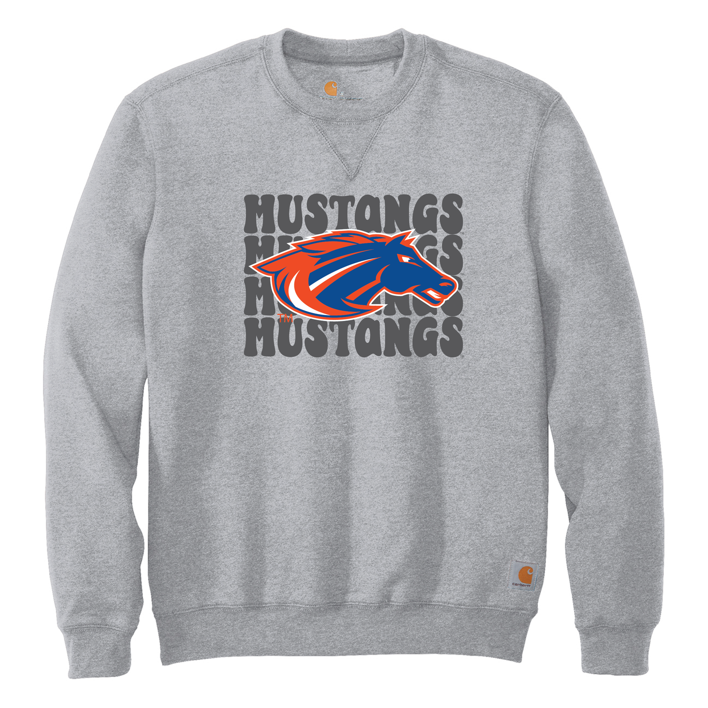Mustangs Carhartt® Midweight Crewneck Sweatshirt (CTK124)