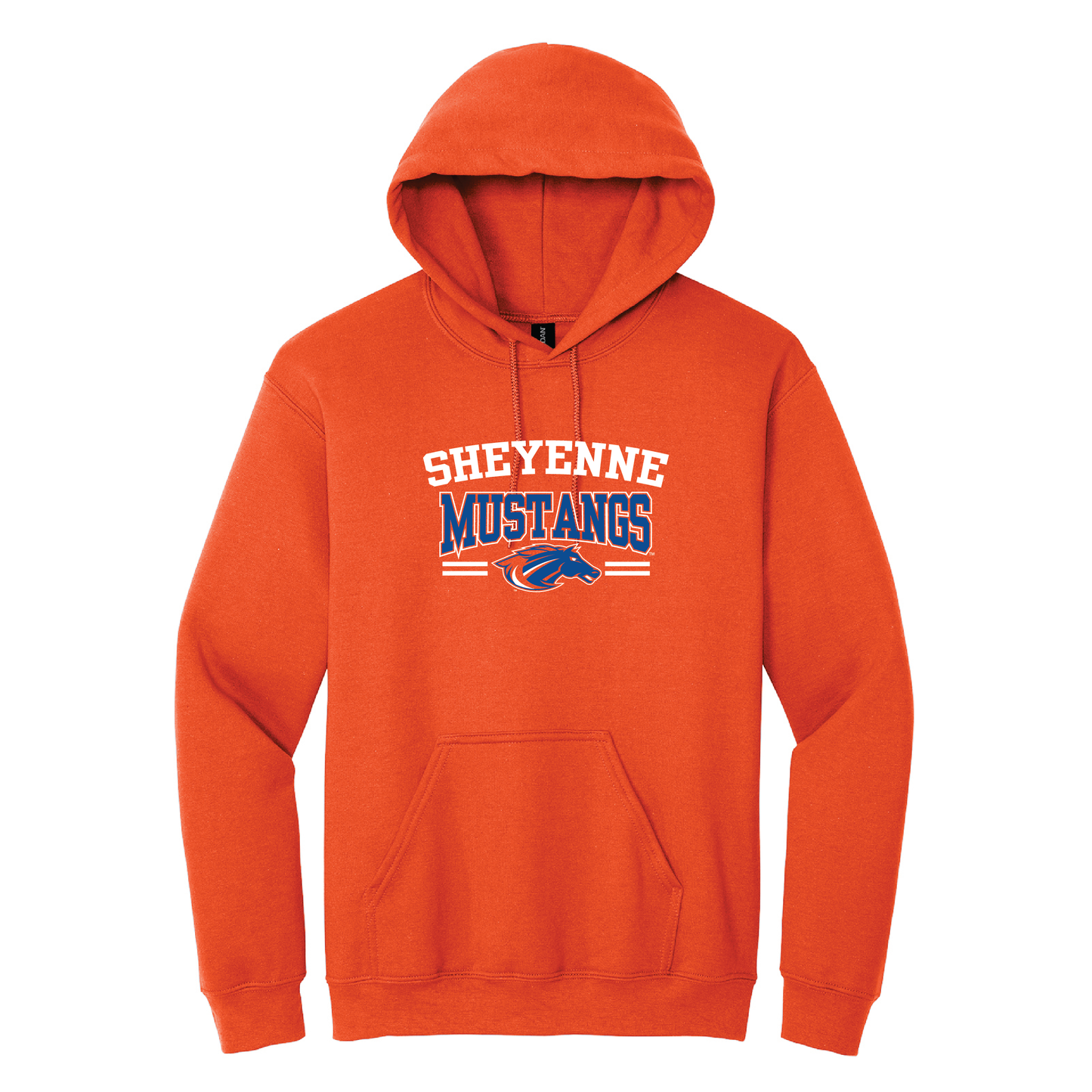 Mustangs Gildan® Heavy Blend™ Hooded Sweatshirt (18500)