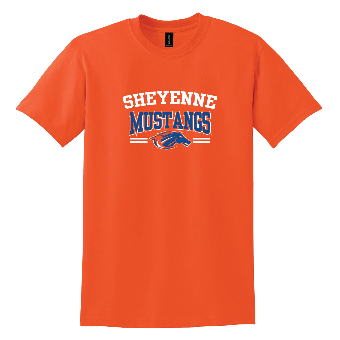 Mustangs Gildan® DryBlend® 50 Cotton/50 Poly T-Shirt (8000)