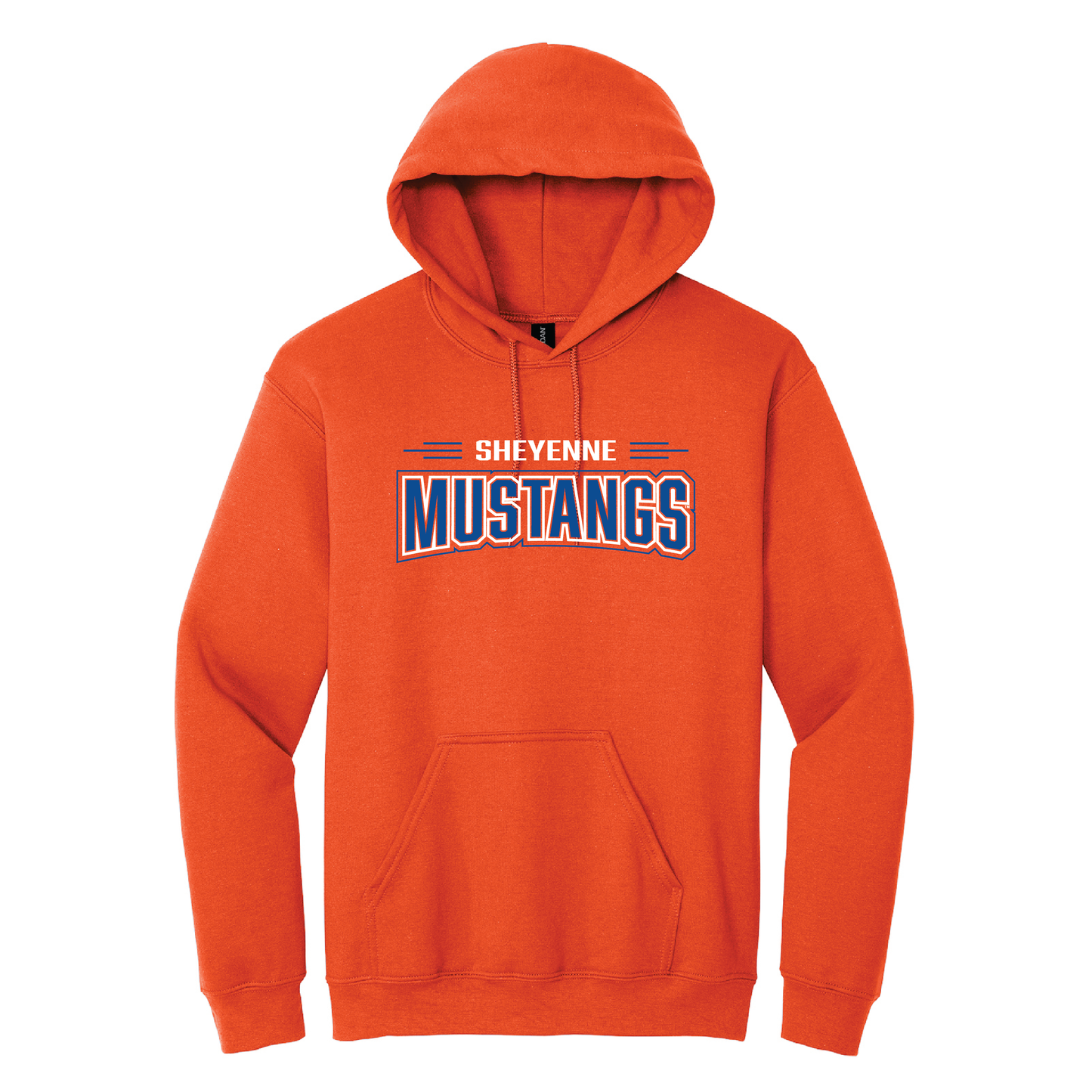 Mustangs Gildan® Heavy Blend™ Hooded Sweatshirt (18500)