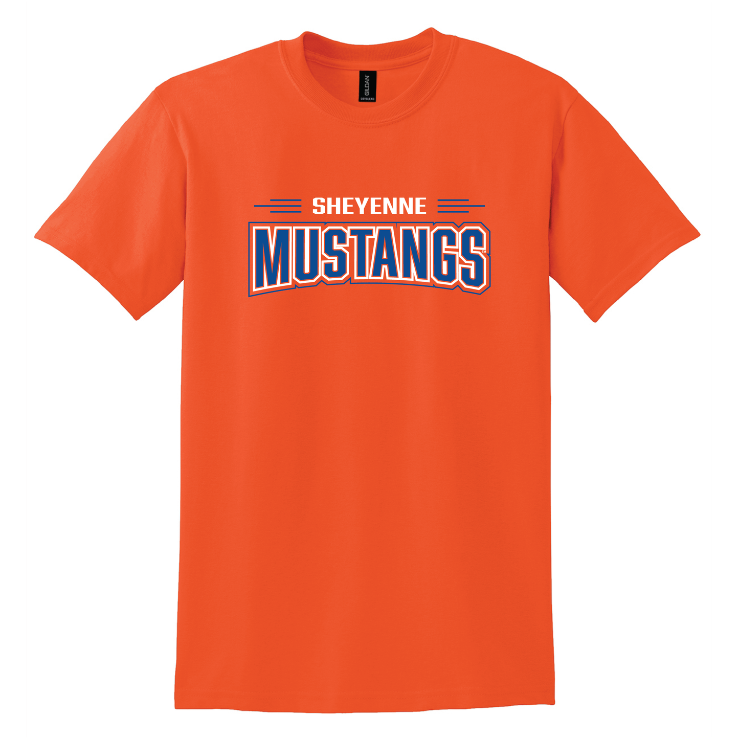 Mustangs Gildan® DryBlend® 50 Cotton/50 Poly T-Shirt (8000)